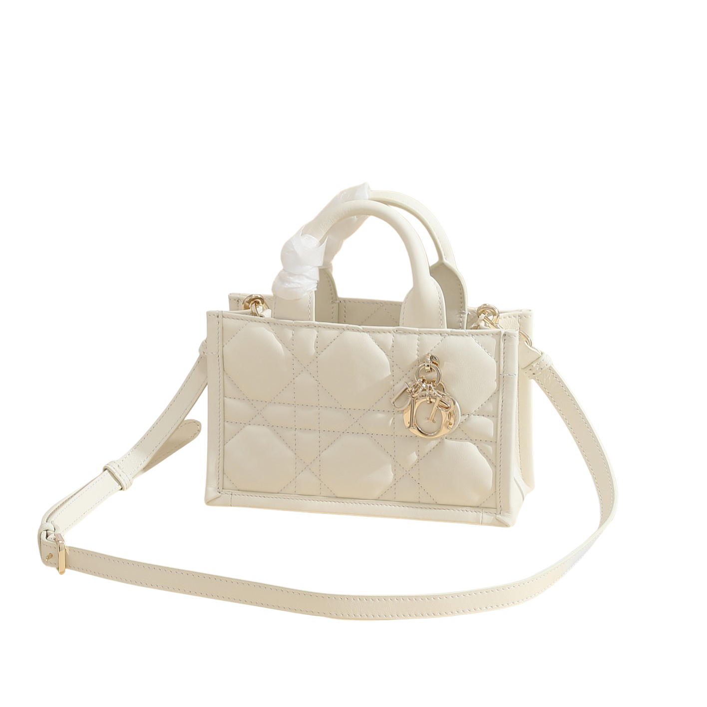 Small Lady Di*r My ABCDi*r Bag in Cannage Lambskin
