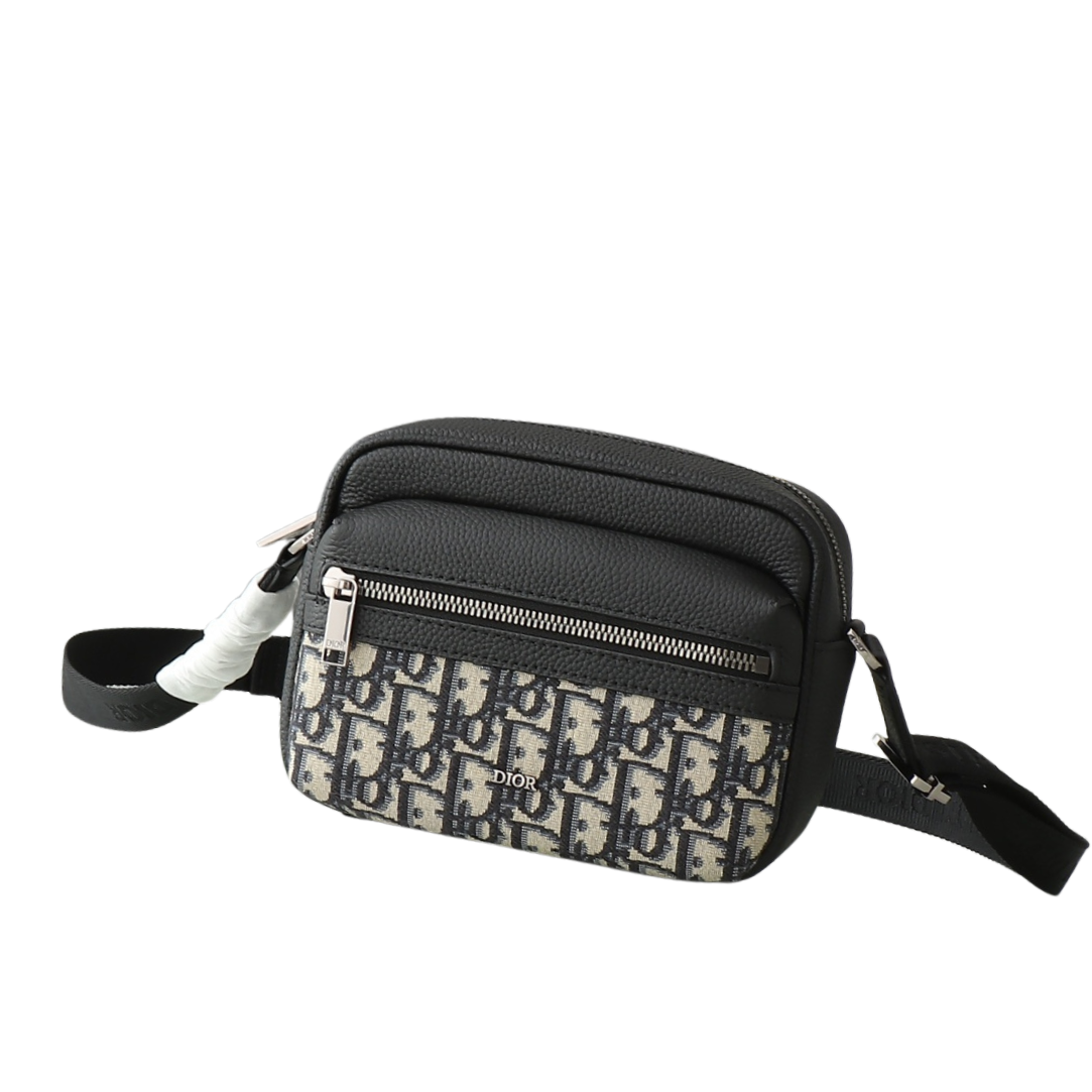 Di*r Rider 2.0 Zipped Messenger Bag in Oblique Jacquard