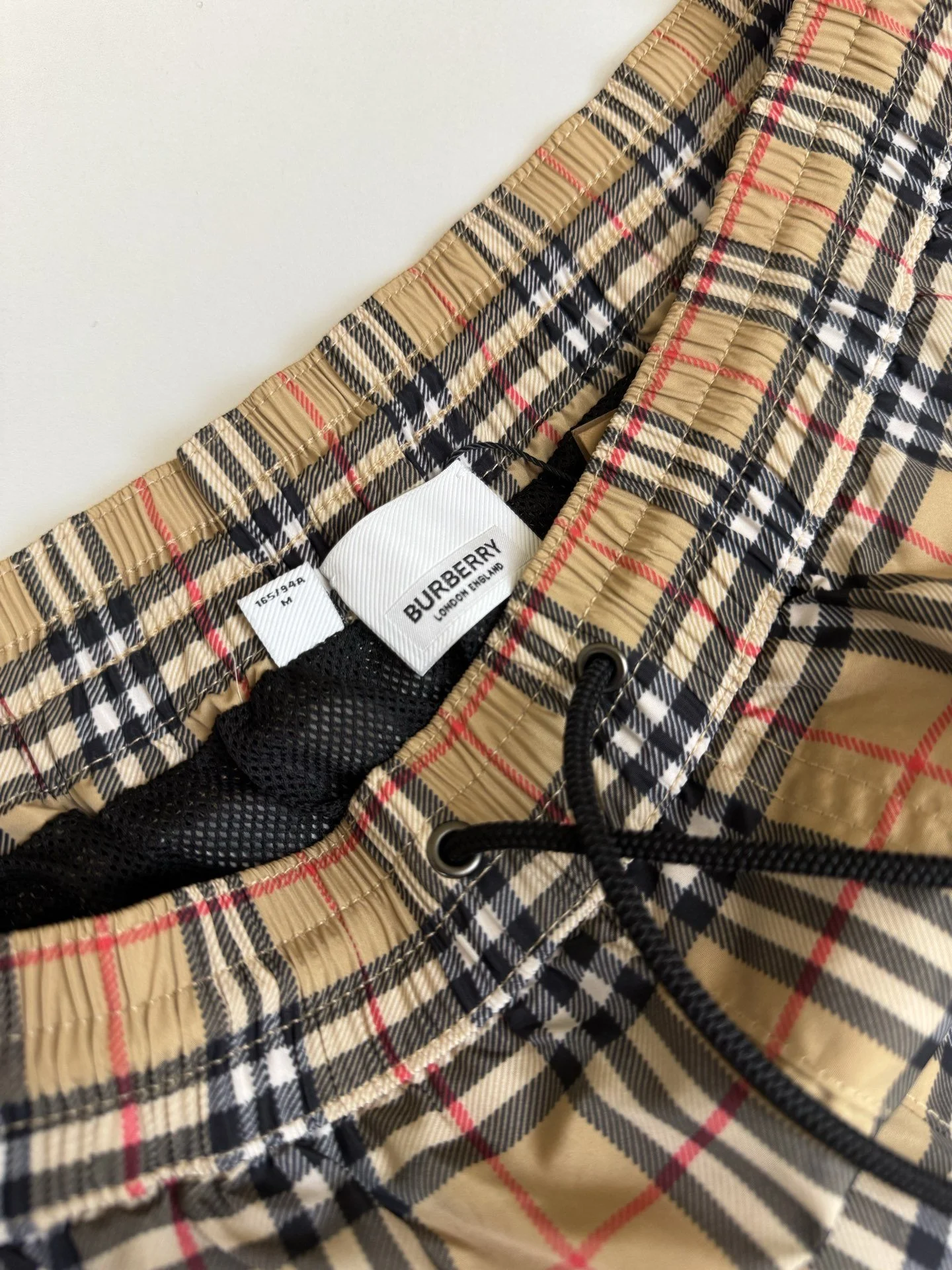 Burb*rry Check Swim Shorts
