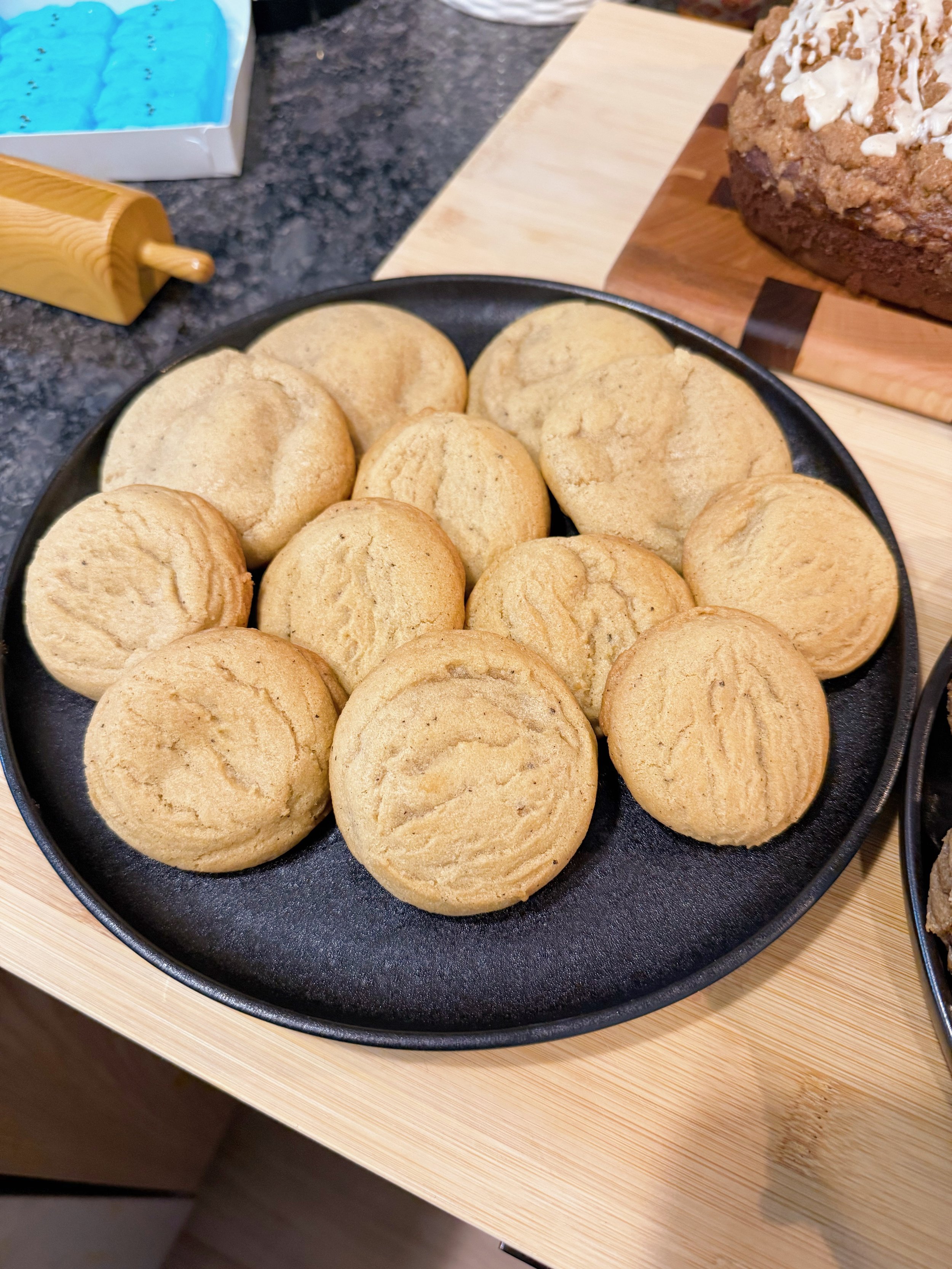 Brown butter vanilla cookies