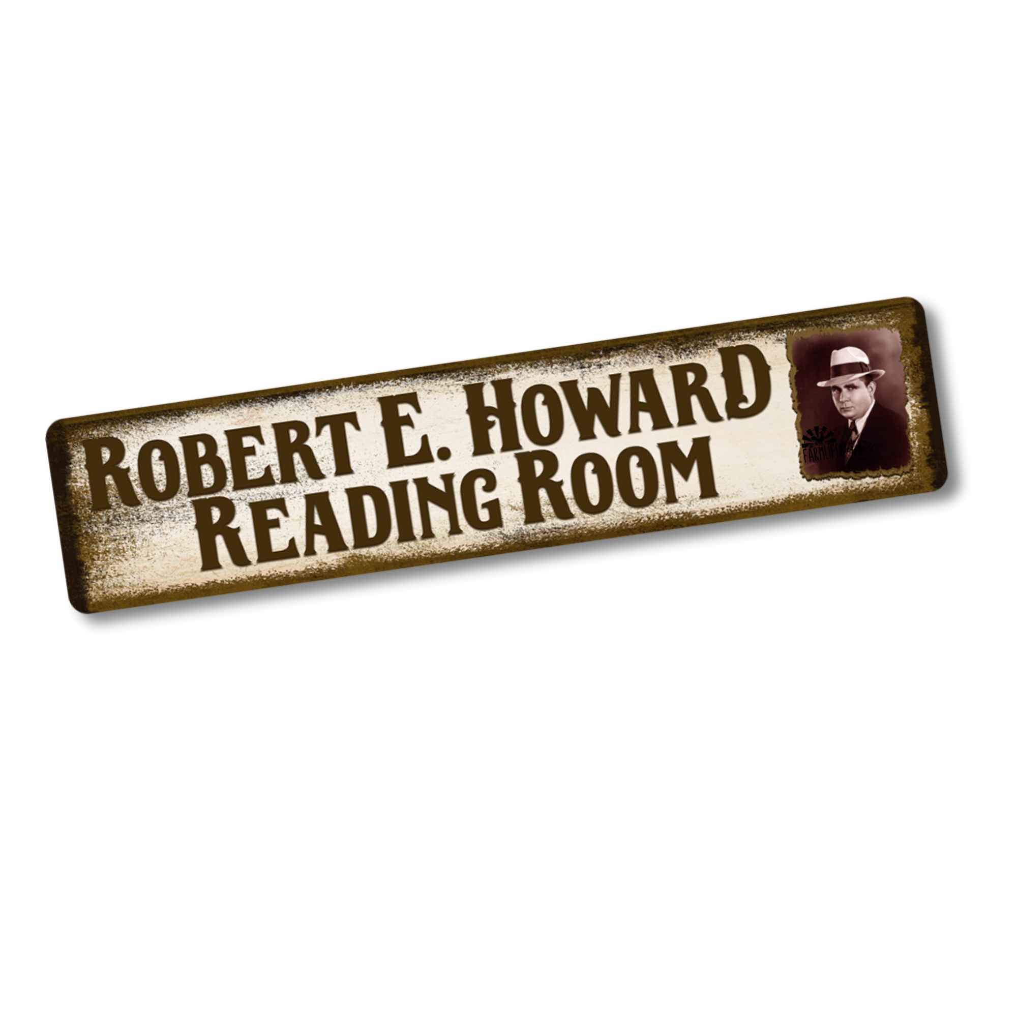 Robert E. Howard Reading Room Sign