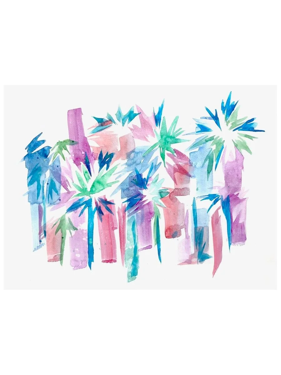 3x4 Format-Paintings-Watercolors-PartyPalmsI.jpg
