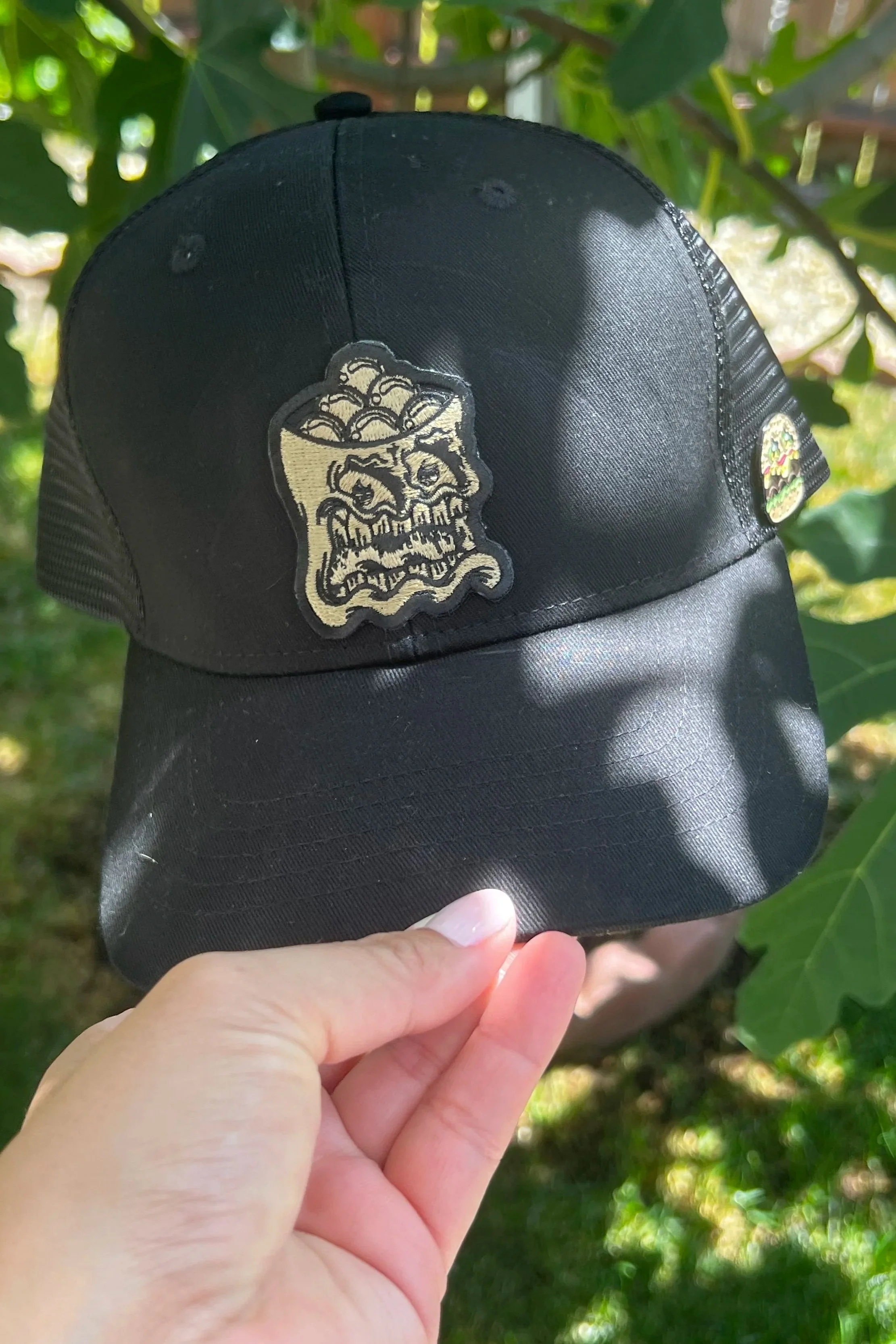 OG Enor black and gold monster patch. 2" iron on