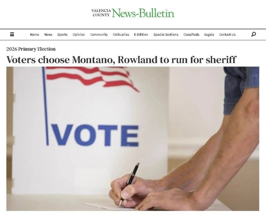 valencia county sheriff alan montano