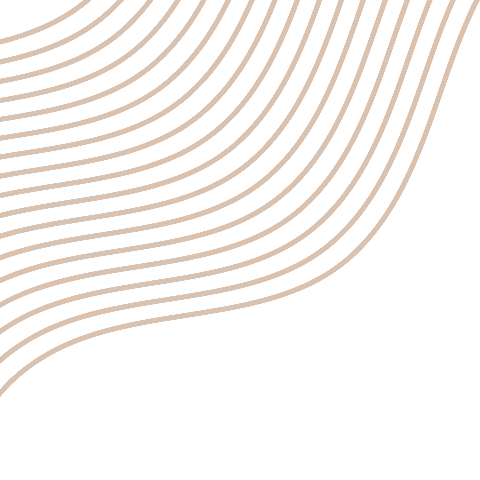 Black background with tan wavy lines across the top left corner.