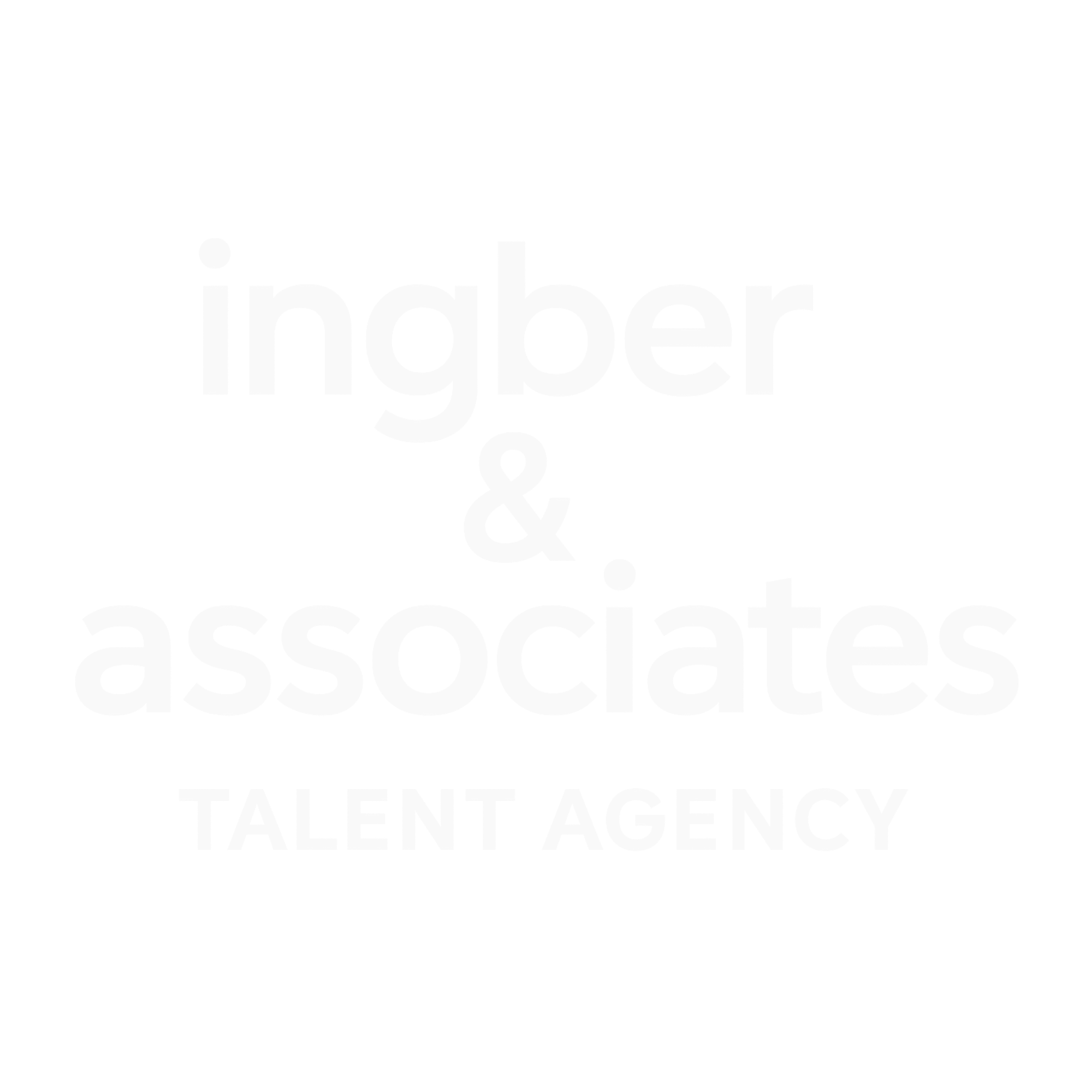 Black background with white text reading 'Talent &' and additional text partially obscured, suggesting it is related to talent agency or talent talk.