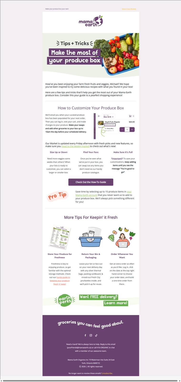 Make the Most of Your Produce Box