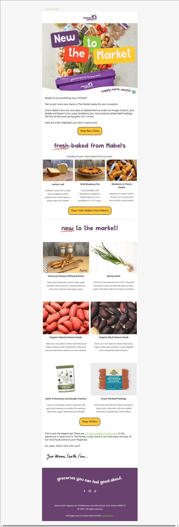 New in The Market