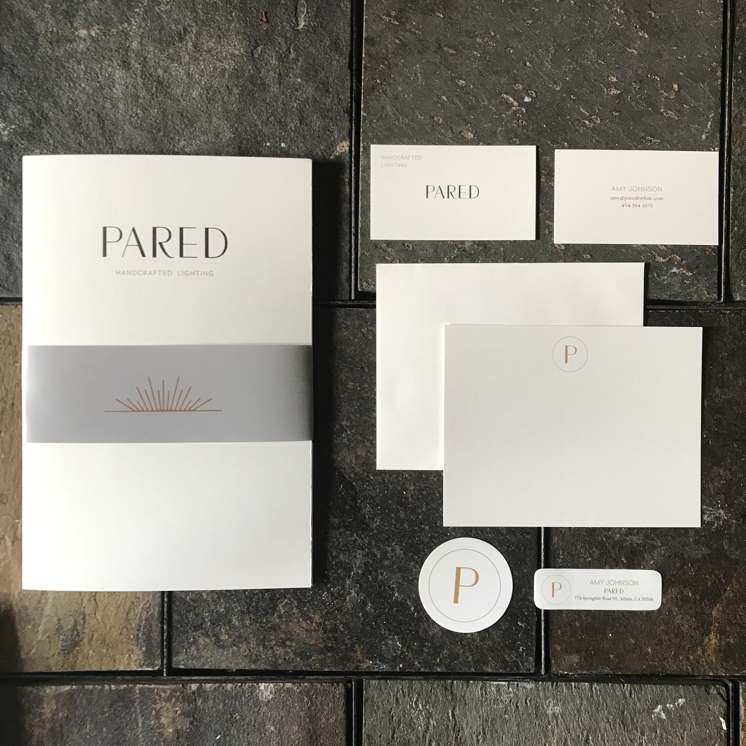 Pared Branded Material