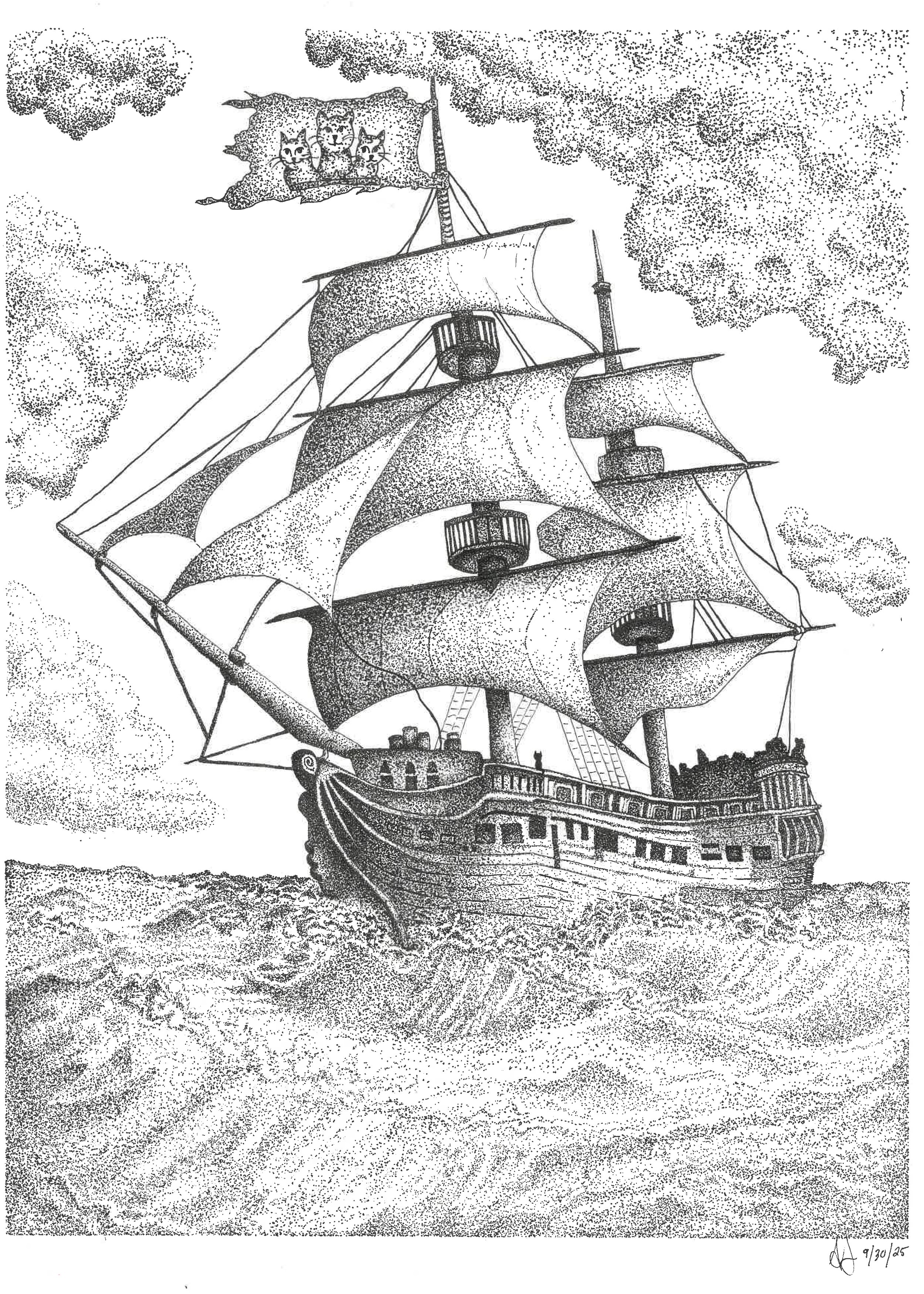 Stray Tide - Fine Art Print