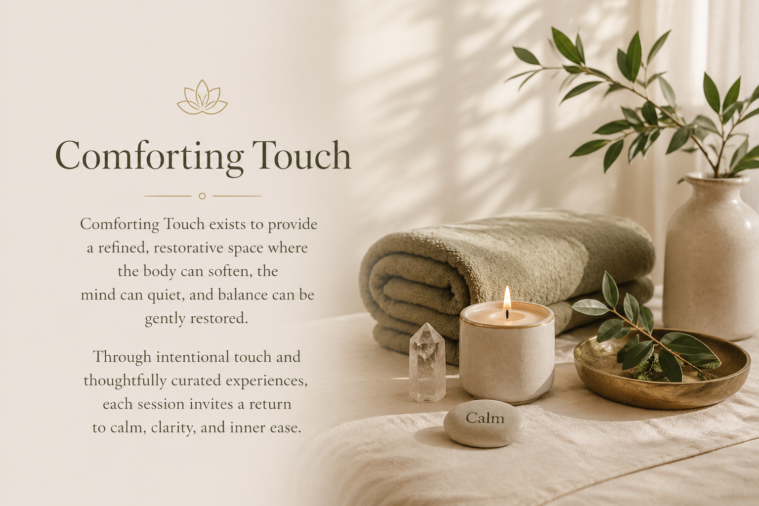 Holistic Reiki session in a peaceful candle-lit environment.