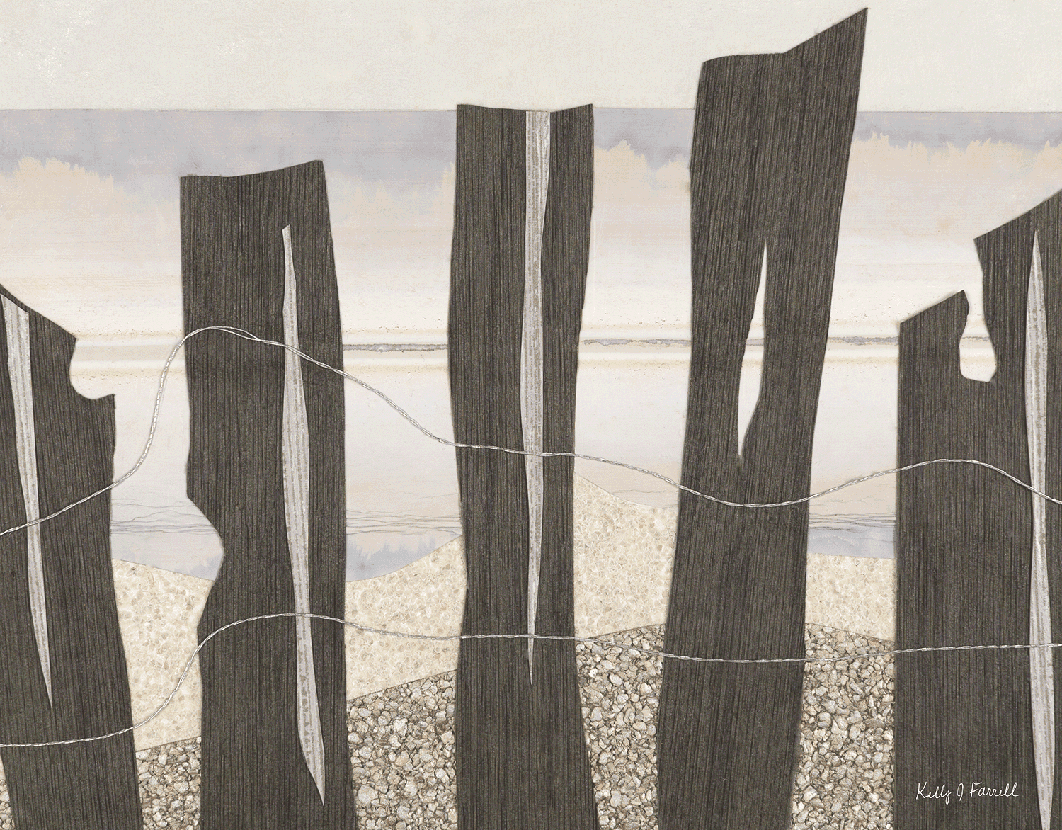 Winter Sand Fences
Mixed Media
12" x 15"H
SOLD