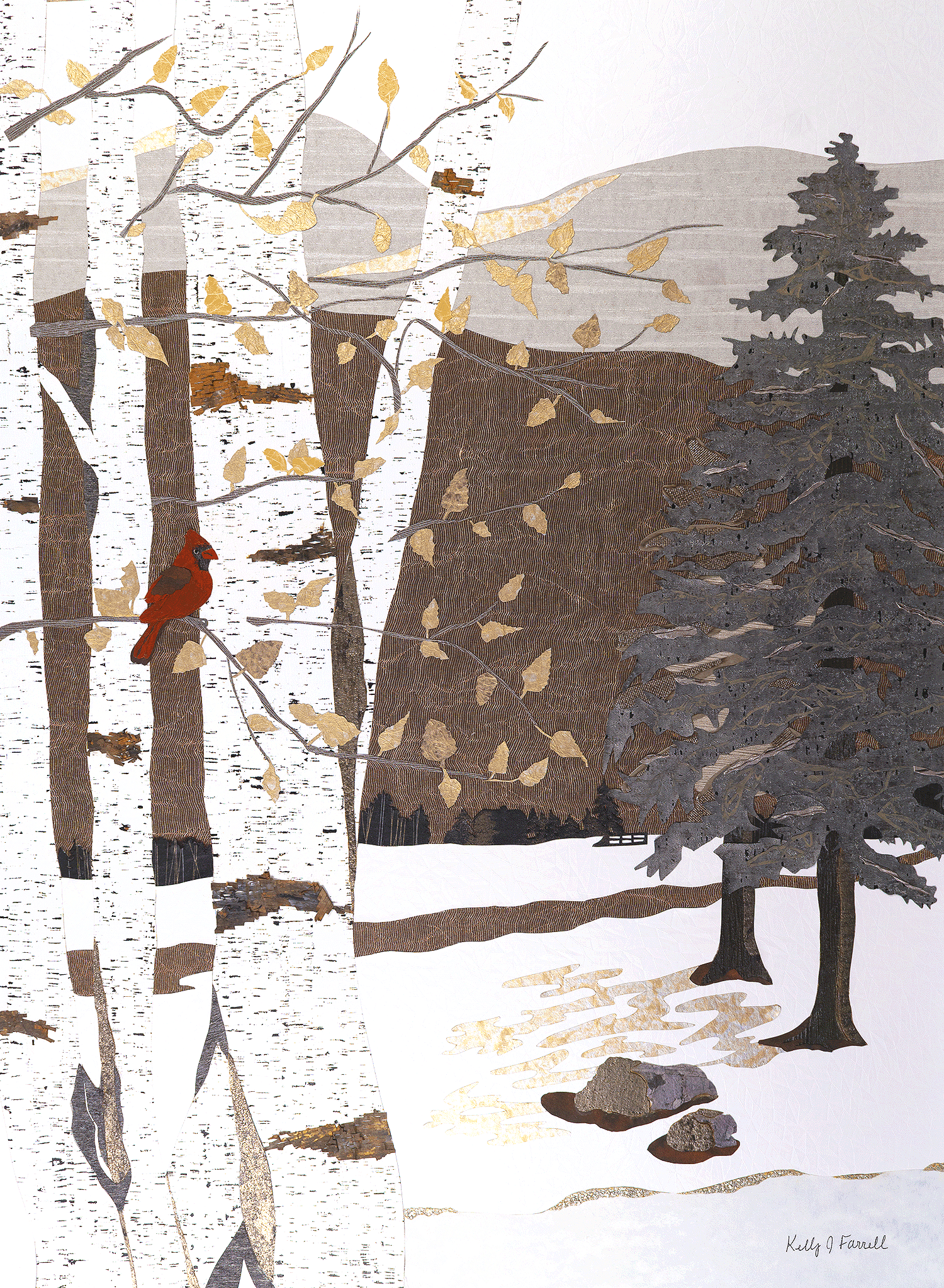 Cardinal in Birch Trees
34" x 44"H
SOLD