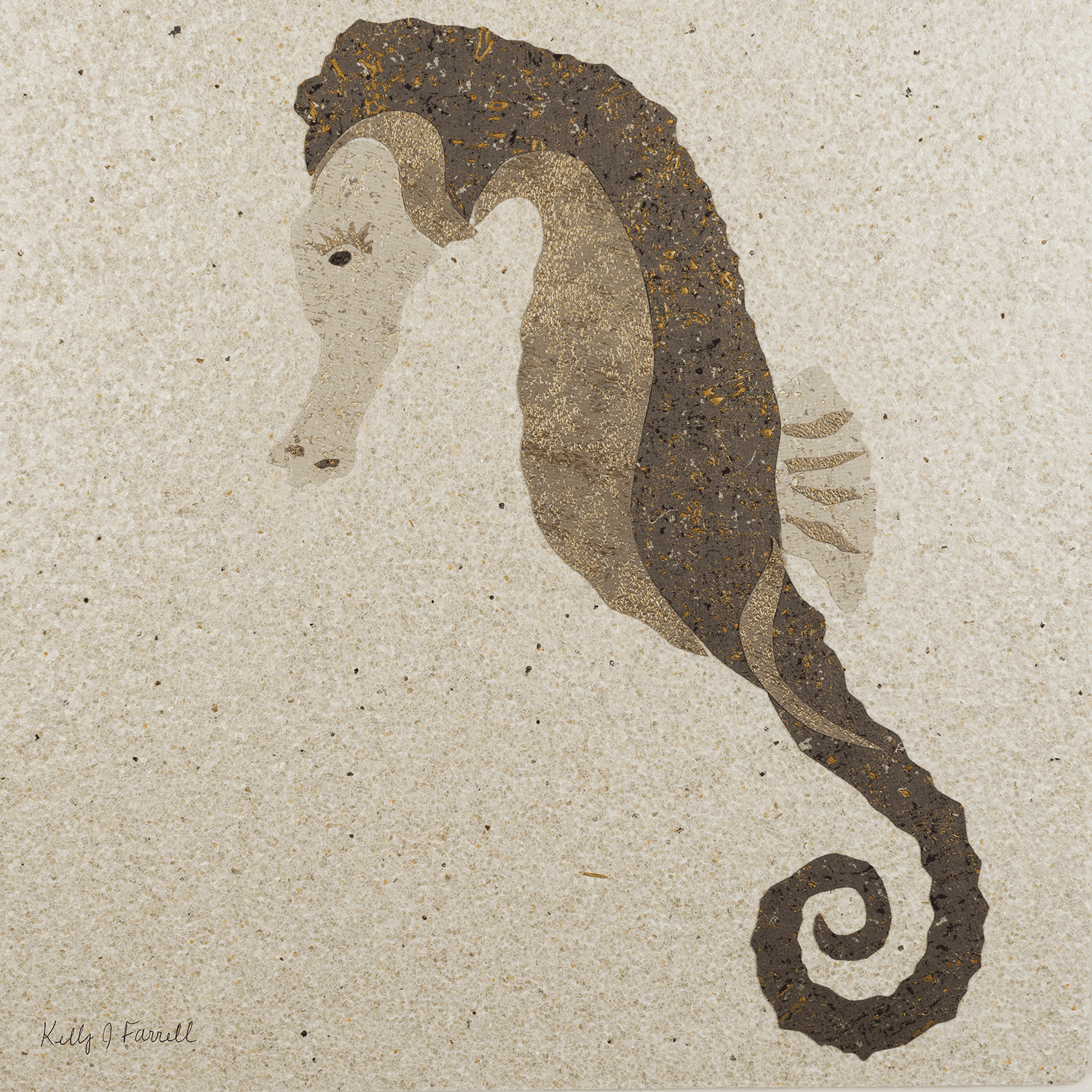 Seahorse
Mixed Media
13" x 13"H