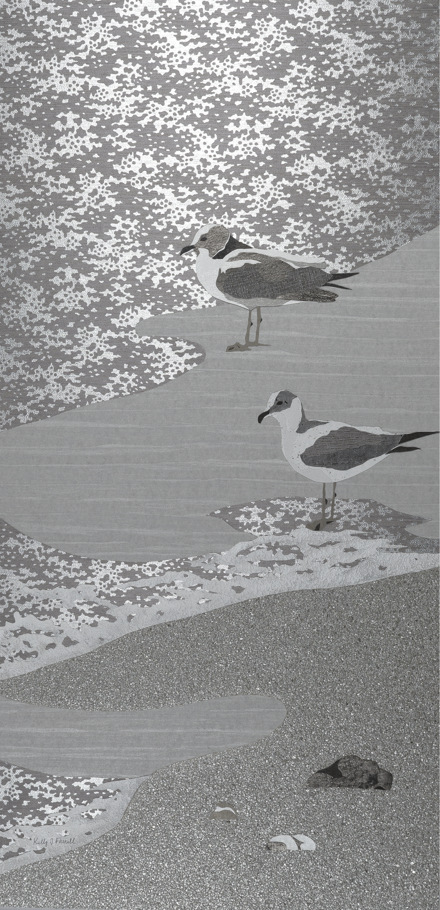 Seagulls on Beach