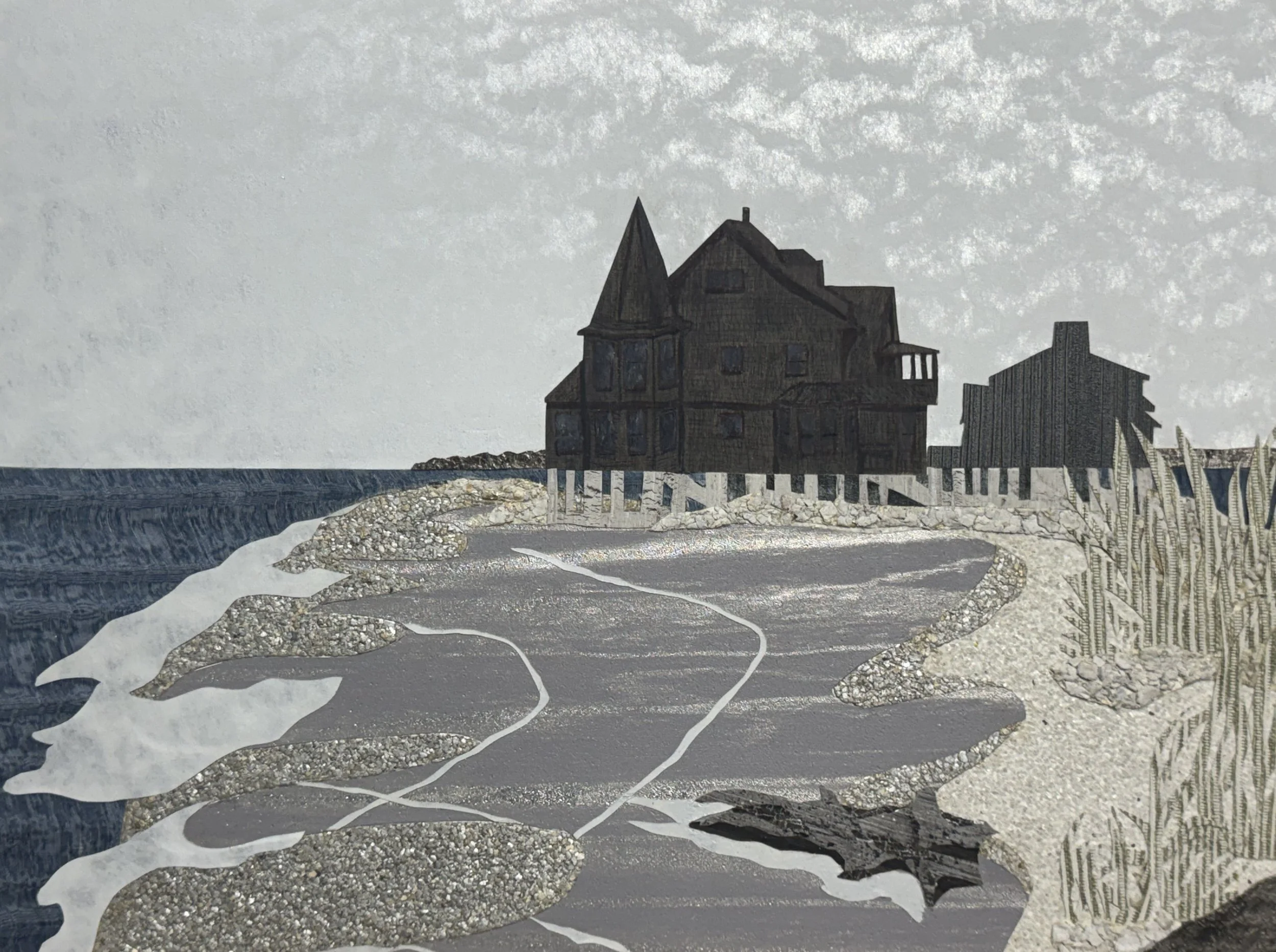 Matunuck Browning Cottages
Mixed Media
20"W x 16"H
