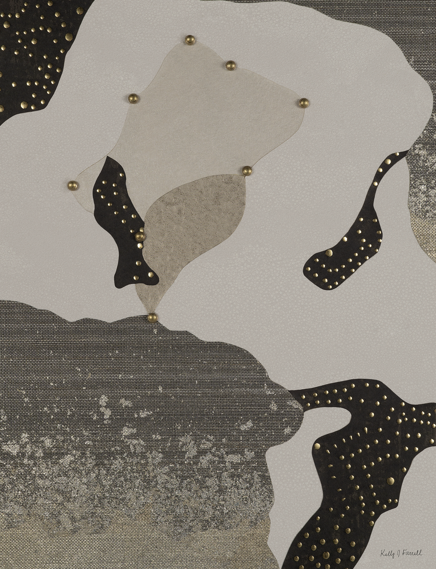 Cream, Gold and Browns
Mixed Media
13" x 17"H