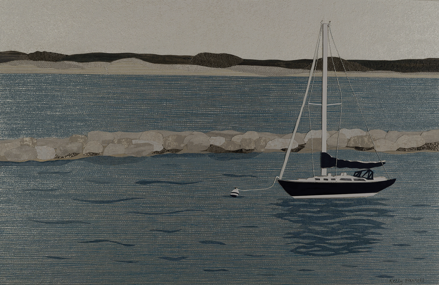 Sailboat at Block Island