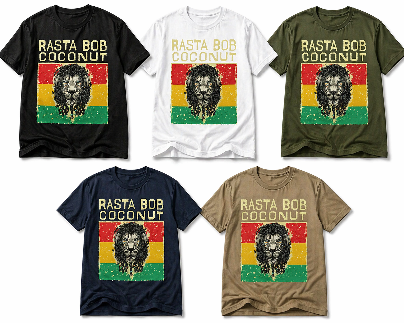 Rasta Bob Coconut Graphic Tee