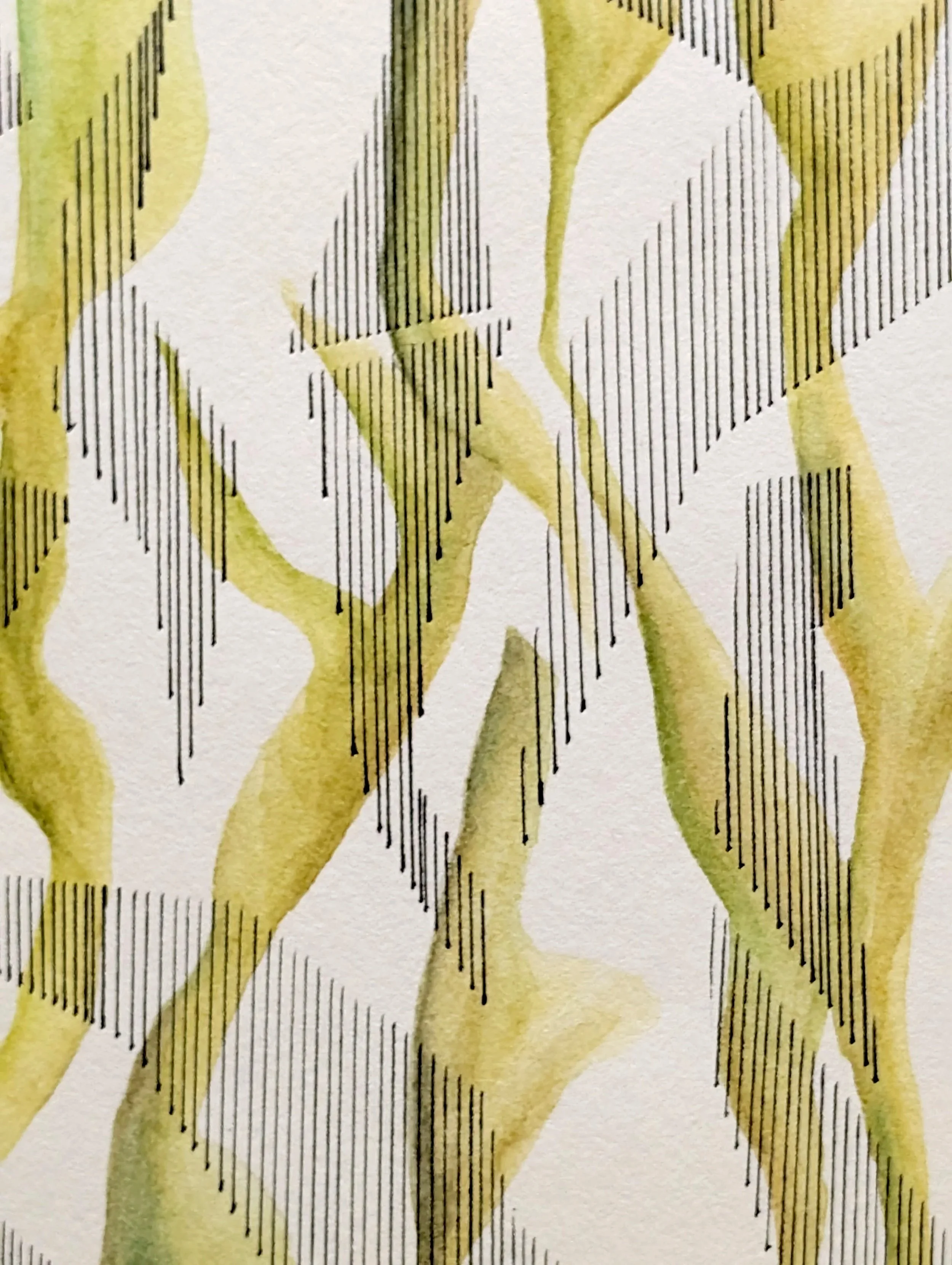 Close-up of a dollar bill with intricate line work and yellow-green colors.