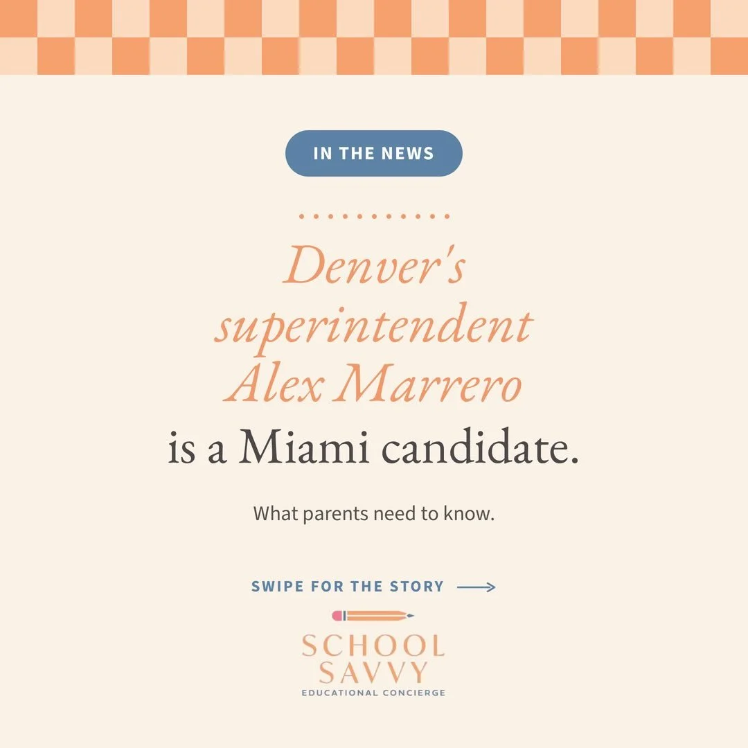 🗞️ Big news out of Denver Public Schools. Superintendent Alex Marrero confirmed he is one of 21 candidates who applied to lead Miami-Dade County Public Schools. Here is what Denver families need to know. 👇

✏️ Marrero is one of 21 applicants for th