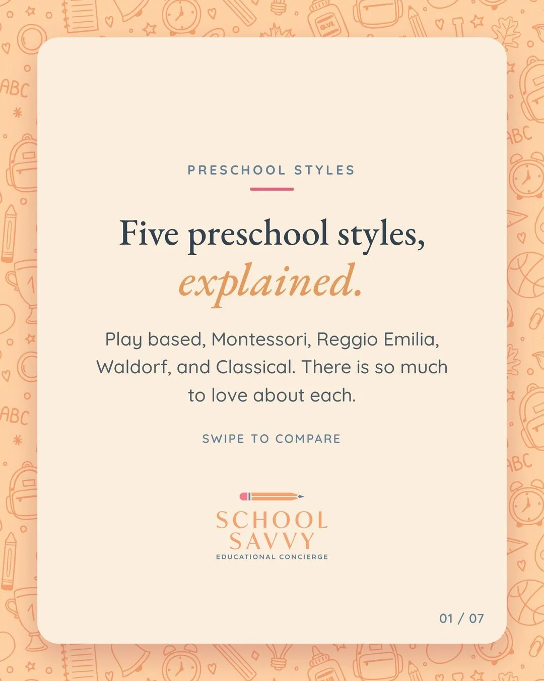Play based, Montessori, Reggio Emilia, Waldorf, Classical. The preschool labels can start to blur together fast. 🧡 

So here is a look at what makes each one different, with zero ranking and no &ldquo;right answer.&rdquo; There is so much to love ab