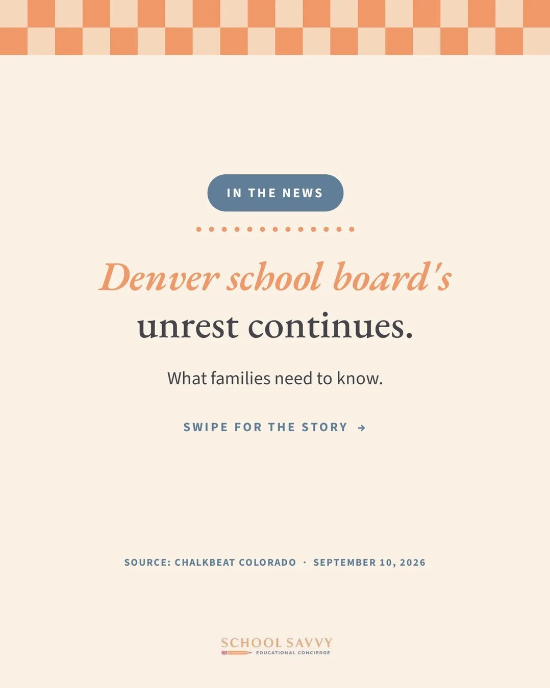 📚 In the News: Denver Public Schools
Denver&rsquo;s school board publicly discussed a long list of alleged policy violations against two of its members this week. ✏️

Swipe for what&rsquo;s alleged, what both sides are saying, and what happens next.