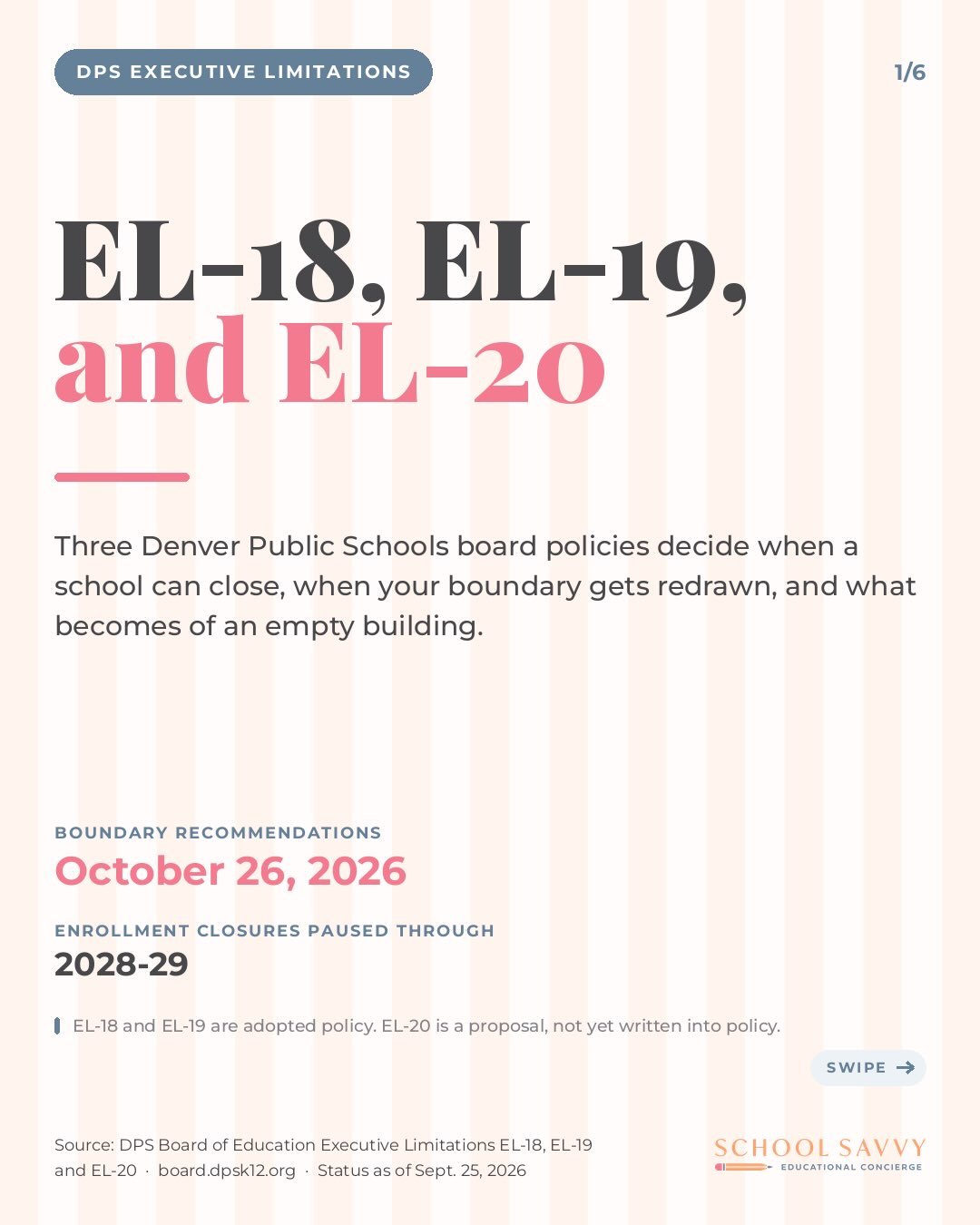 If you&rsquo;ve heard people talking about the &ldquo;ELs,&rdquo; it&rsquo;s time to understand them! Two board policies and one proposed policy are shaping the next few years of Denver Public Schools, and many families have never heard their names.?