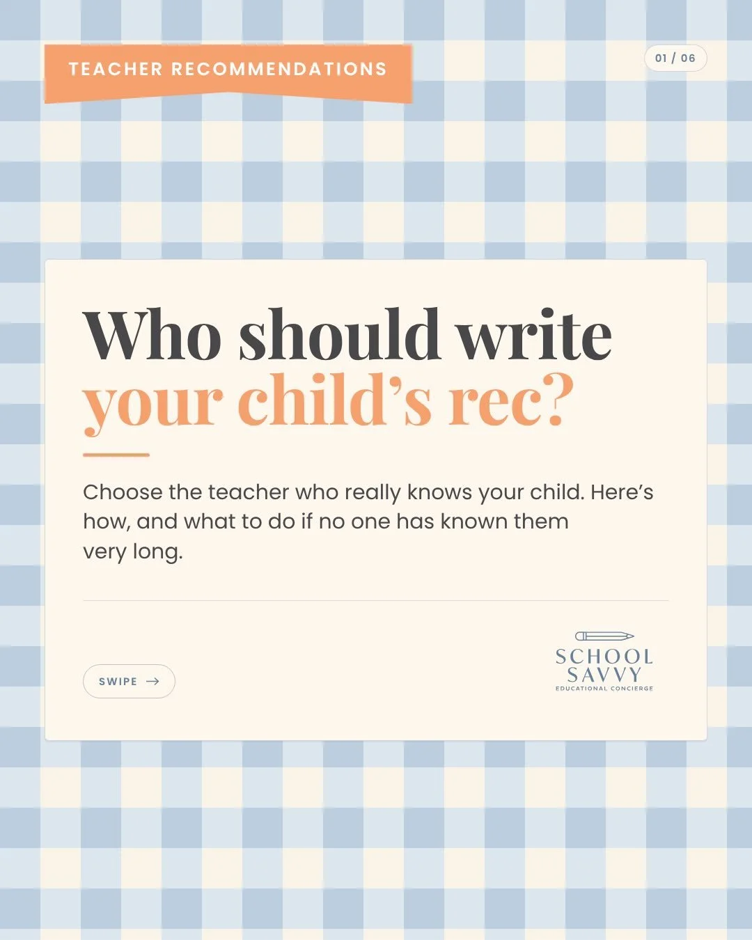 &hearts;️Who should write your child&rsquo;s recommendation? The teacher who really knows your child for who they are!

Many schools now send the form straight to the teacher through their portal, so ask in person first and give them a heads up befor