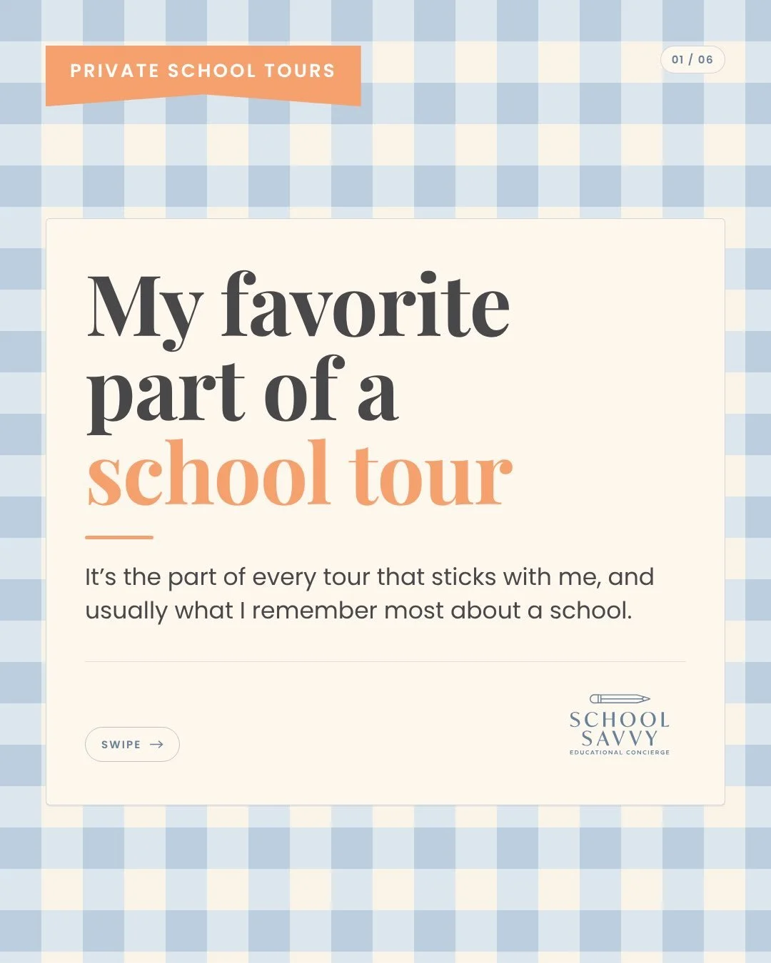 My favorite part of any school tour? When a teacher gets the chance to talk about their work 🍎

If the tour stops in a classroom and a teacher comes over to ask if you have questions, take them up on it! You can see how much they care, and that conv