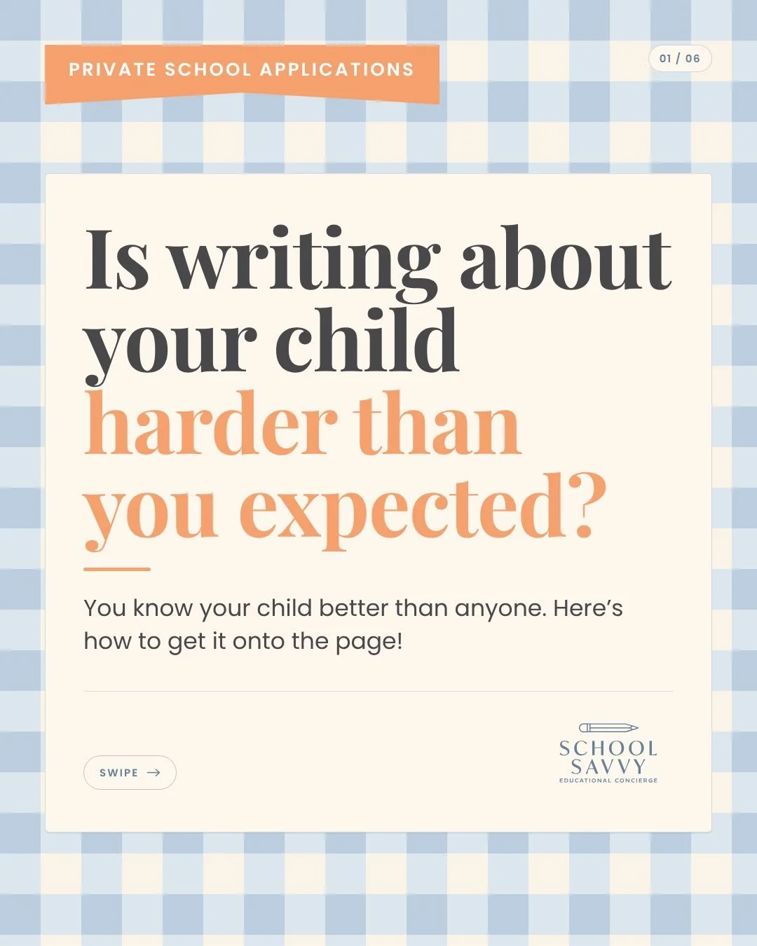 Sitting down to write about your child and staring at a blank page? You&rsquo;re not alone!!✏️

The easiest place to start is with the stories you already love to tell. Jot a few down, pick the one that feels most like your child, and think about wha