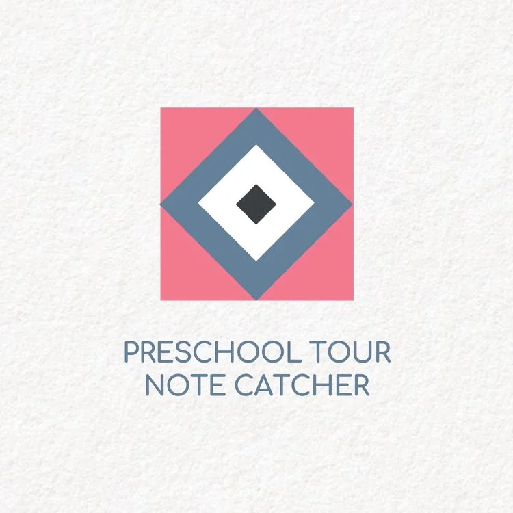 Preschool Tour Note Catcher