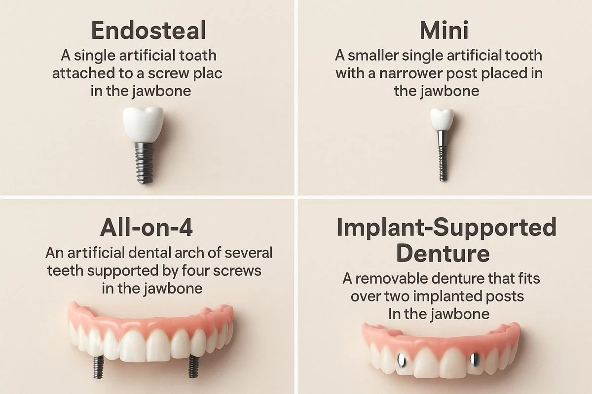 Your Guide To Dental Implant Types By Abilene's Leedy Dental