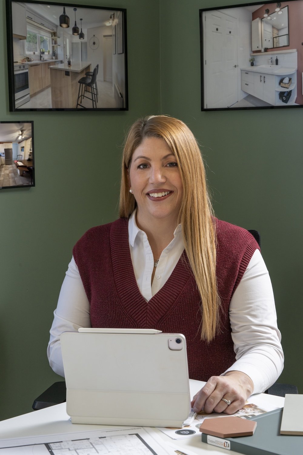 Isabelle, comptabilité, designer intérieur