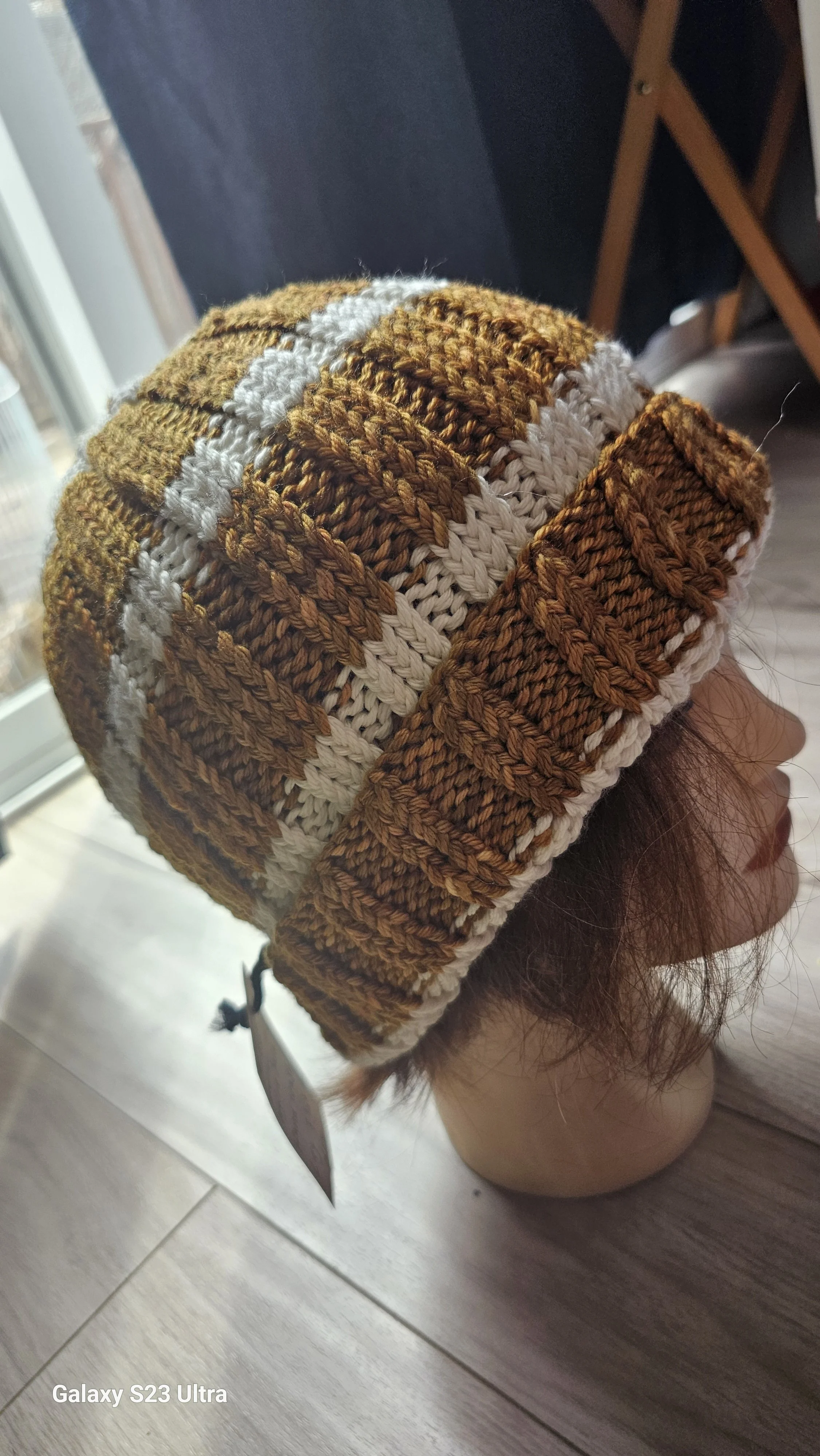 Hand Knitted Slouchy Beanie | Merino Wool & Nylon | Choose Your Color