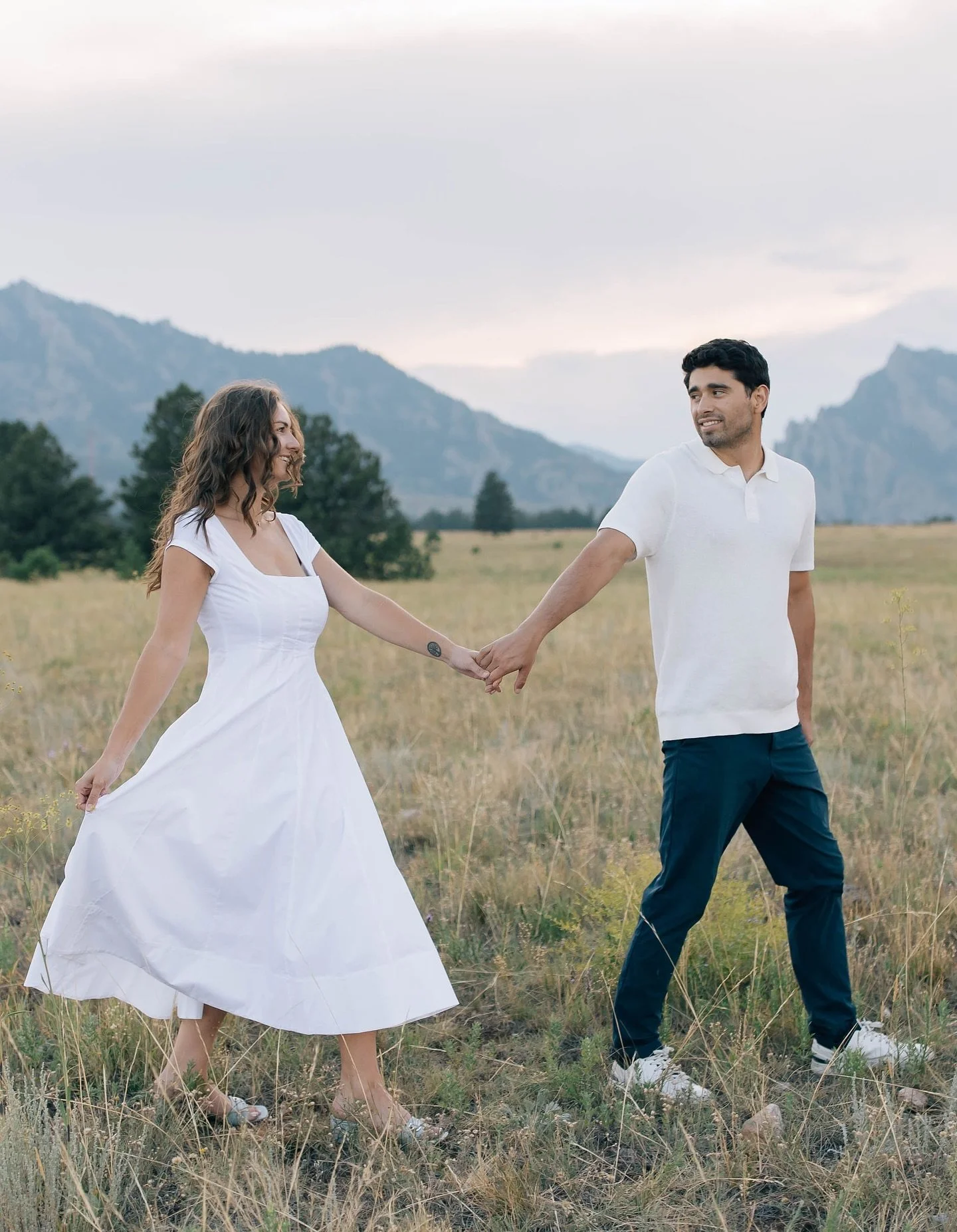 Romantic Engagement Session in Boulder, Colorado | Golden Hour in the Front Range