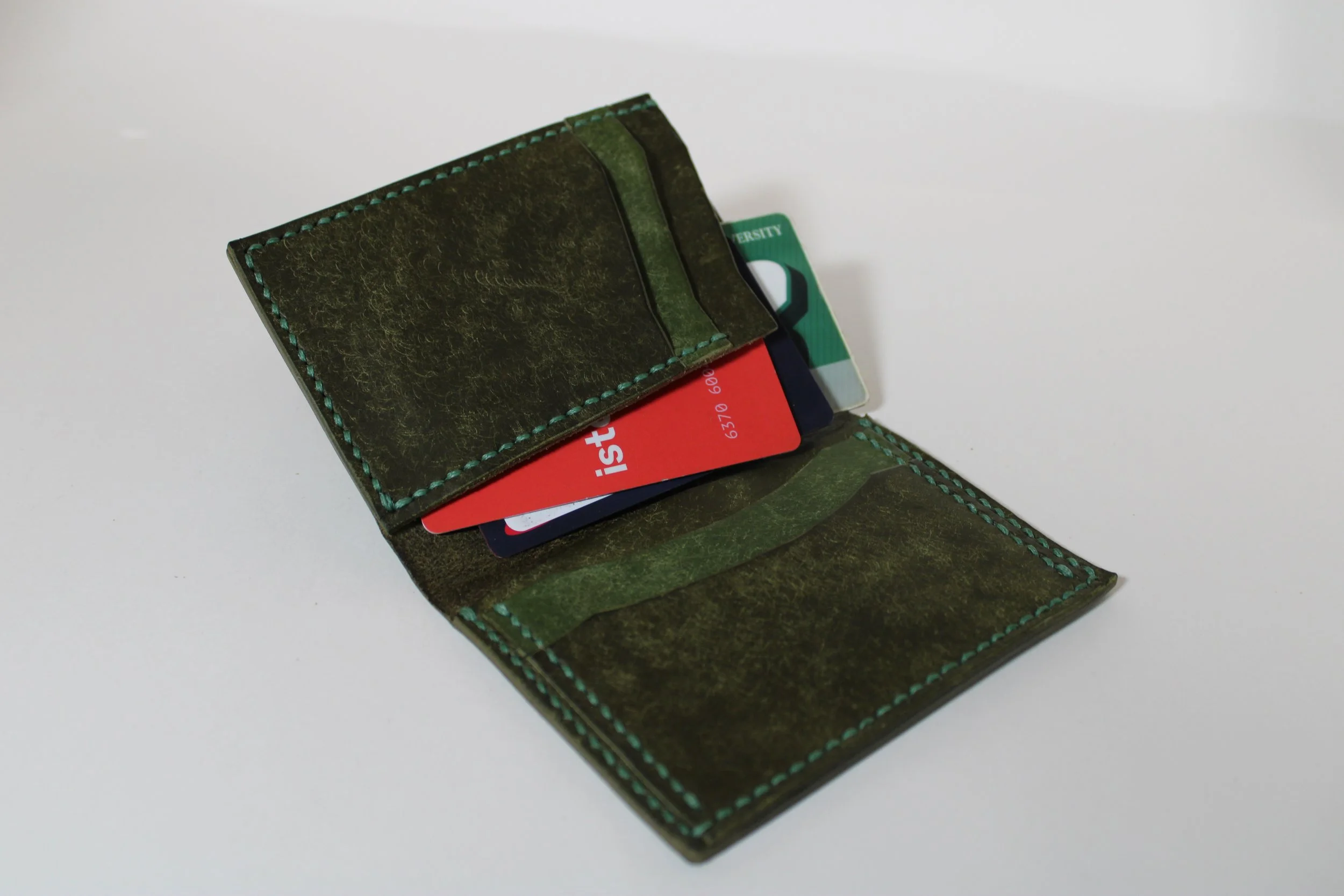 Surge Wallet- Handmade Vertical Bi-fold Wallet