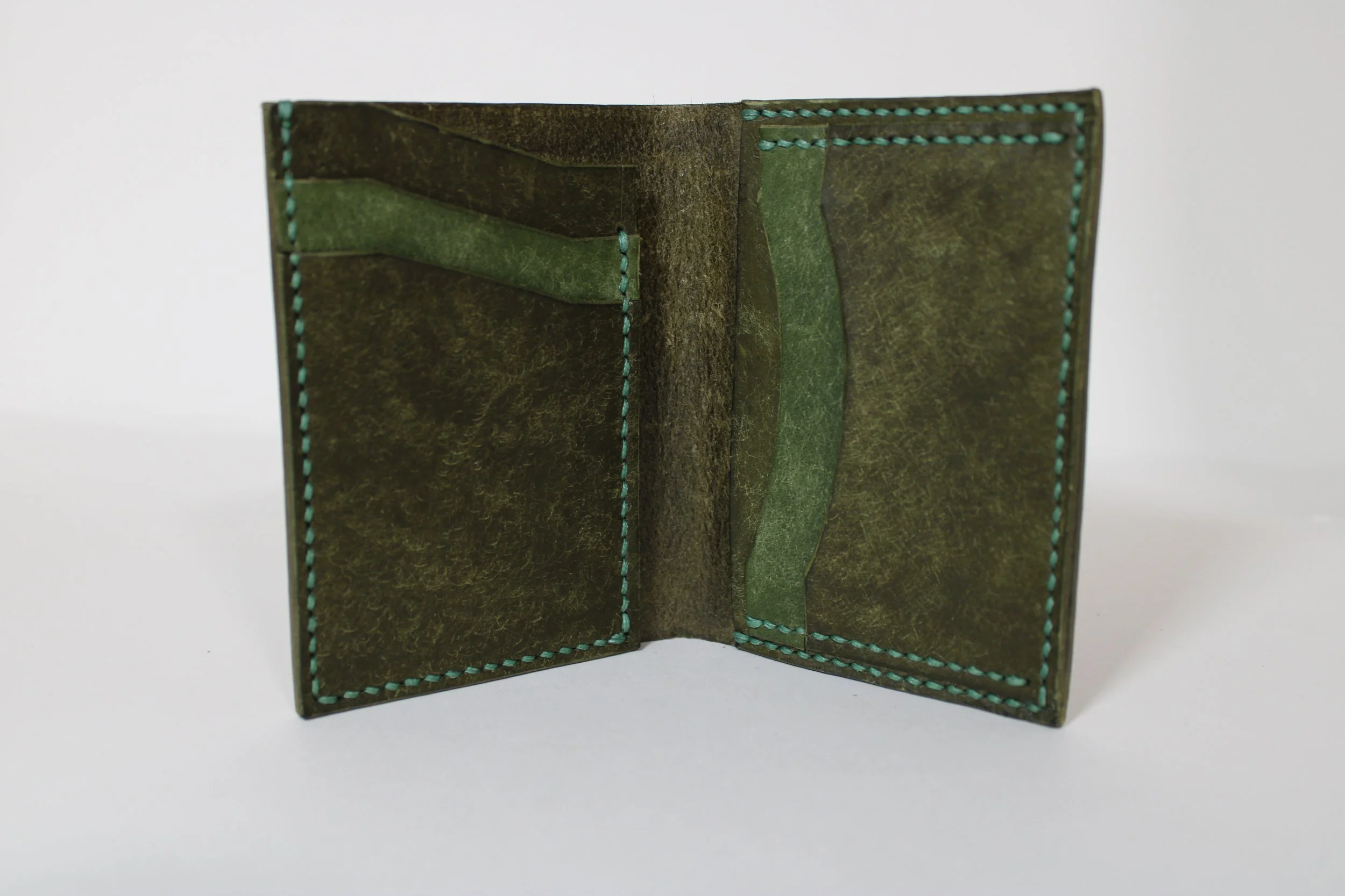 Surge Wallet- Handmade Vertical Bi-fold Wallet