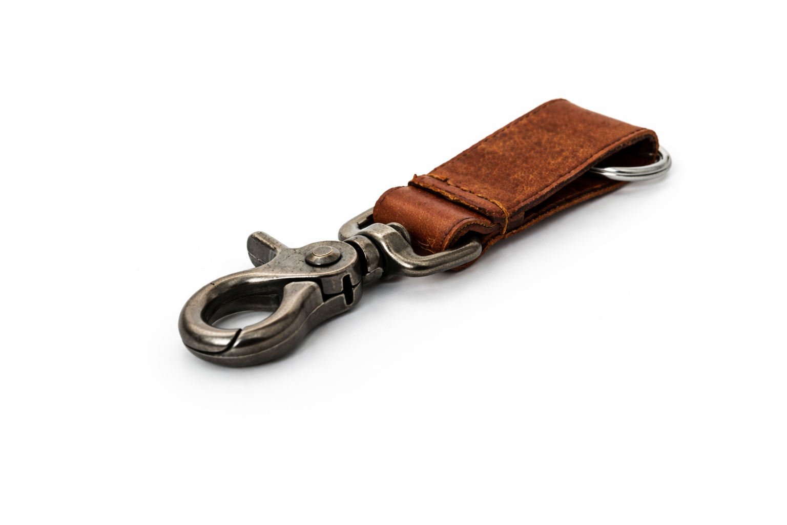 Simple Leather Keychain