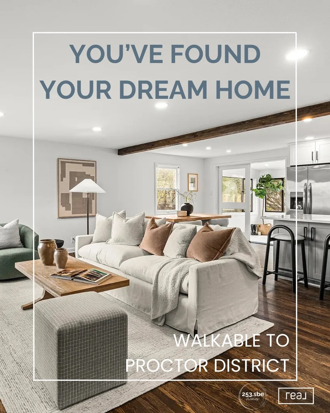 Some homes get updated. Some homes get completely rethought.

This North Tacoma home blends restored character with the kind of updates buyers actually care about &mdash; remodeled kitchen, new electrical, updated plumbing + sewer line, restored hard