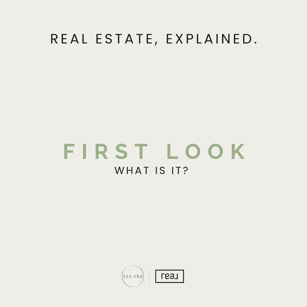 First Look Is Here: What Washington Buyers + Sellers Need To Know