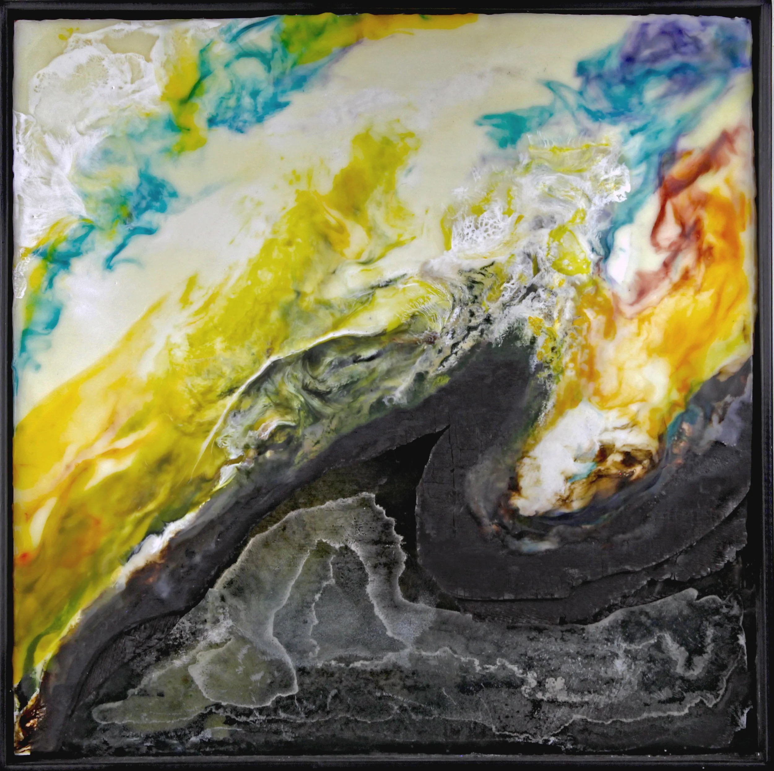 Carol Flaitz-Mixed Media-Fractured III-24_x24_  - Carol Flaitz.jpg