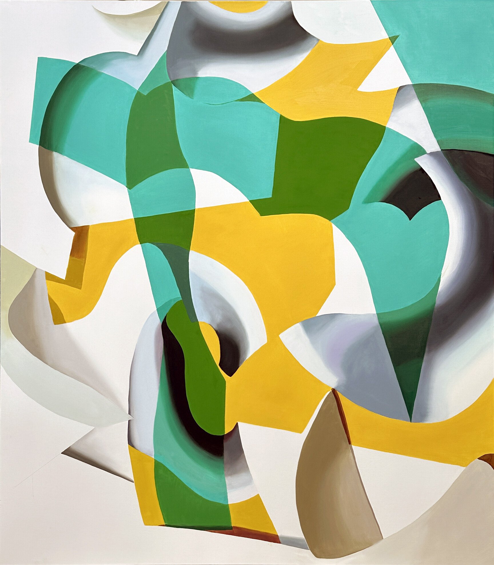 Ginnie Gardiner - Interspace Four - Oil on linen - 54 x 48 inches - Ginnie Gardiner.jpg