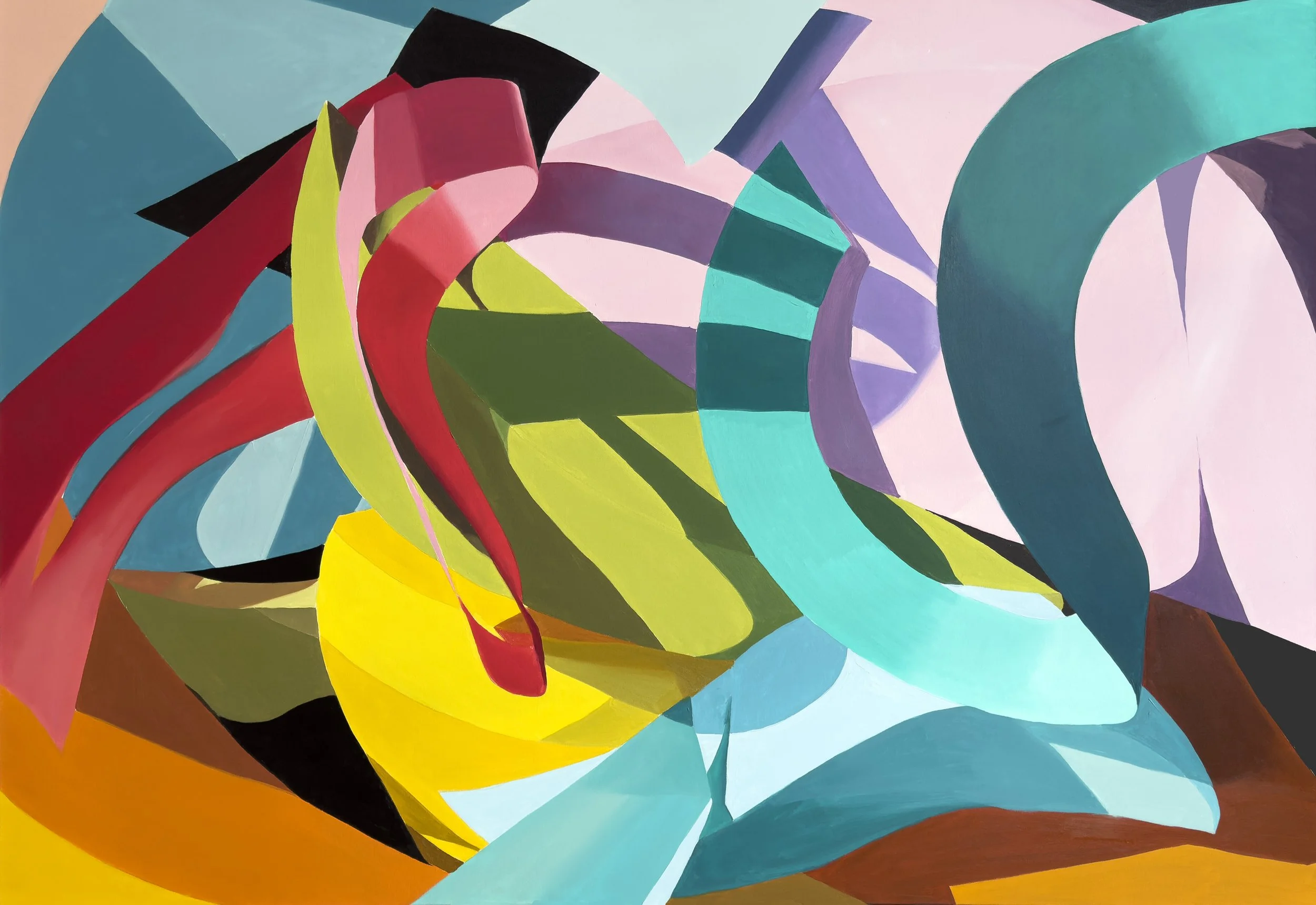 Ginnie Gardiner - Interspace One hundred twenty-seven - Oil on linen - 40 x 60 inches - Ginnie Gardiner.jpg
