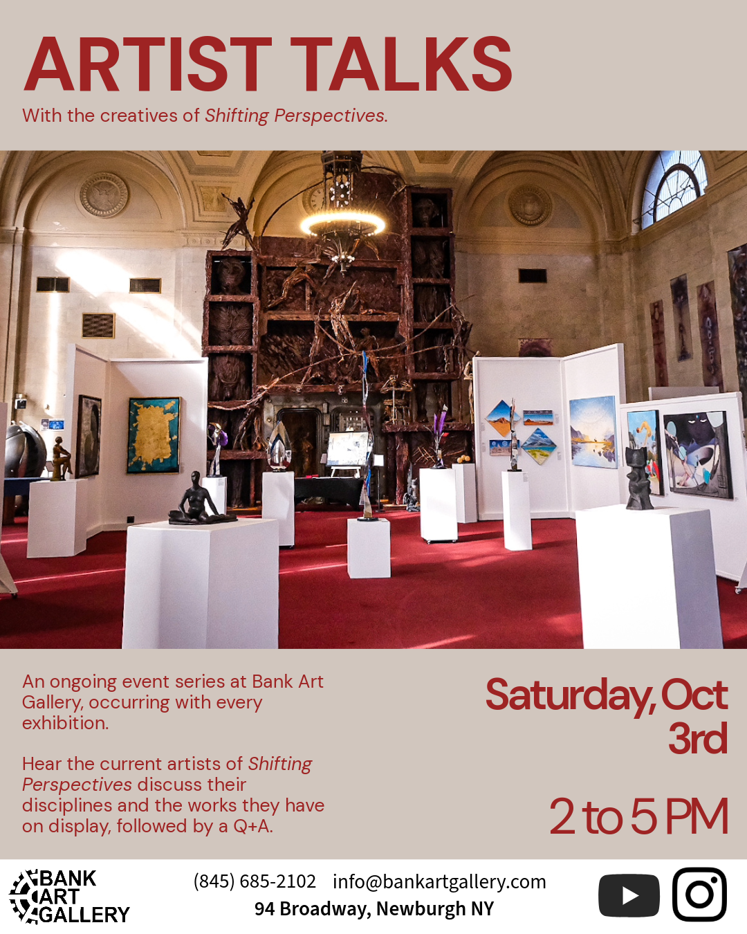 Artist Talks for Shifting Perspectives
