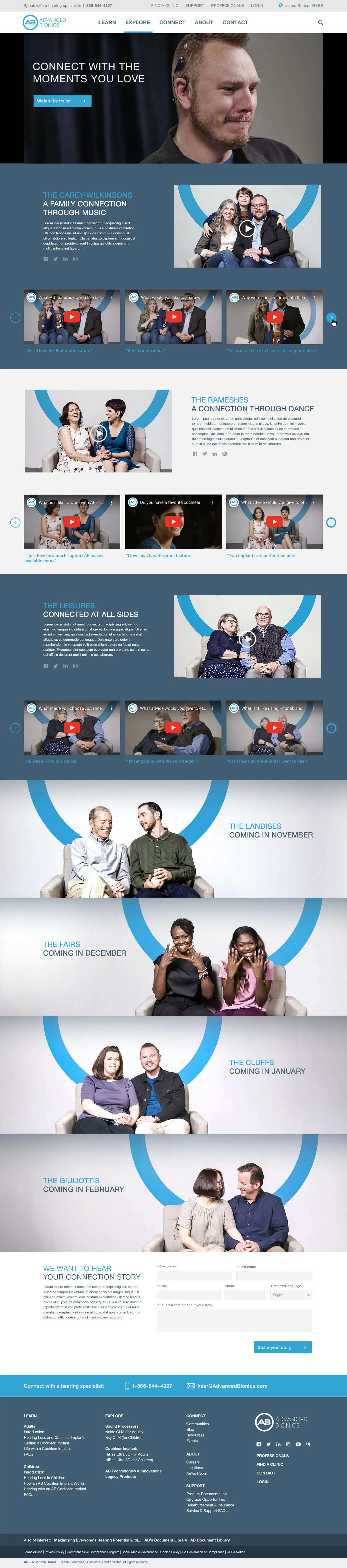    THE PRODUCTION:   After hours of video chat meetings to get to know each of the 7 families and their stories, we worked closely with each “loved one” to help craft their “Moment”. Once each story was finessed and crafted, we then set to recording 