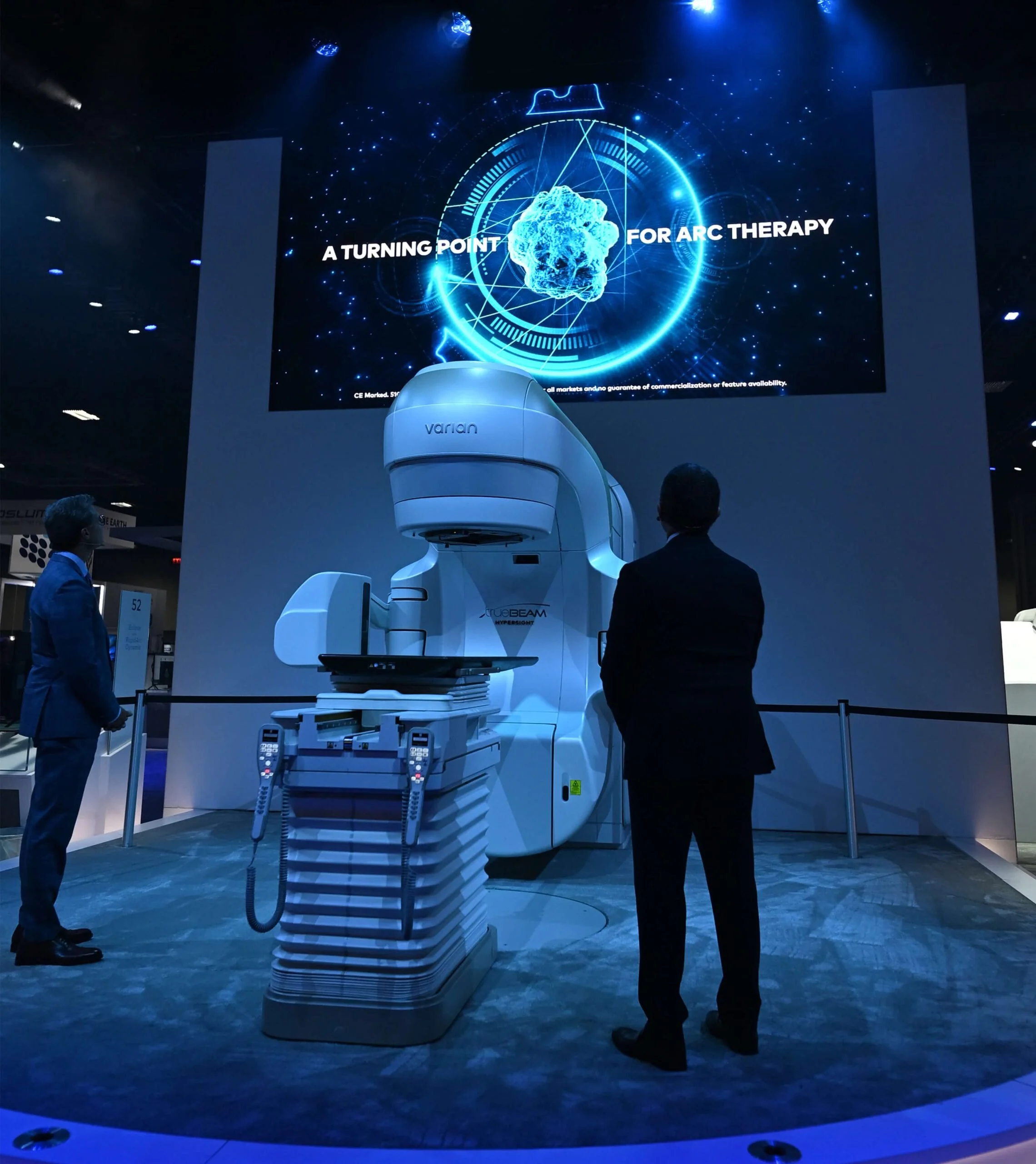   For ASTRO, Radiation Oncology’s largest annual event, it was prime time to show the metal in motion. Our anthem video took center stage, playing right above Varian’s flagship radiotherapy machine to highlight RapidArc Dynamic’s entry into their pro