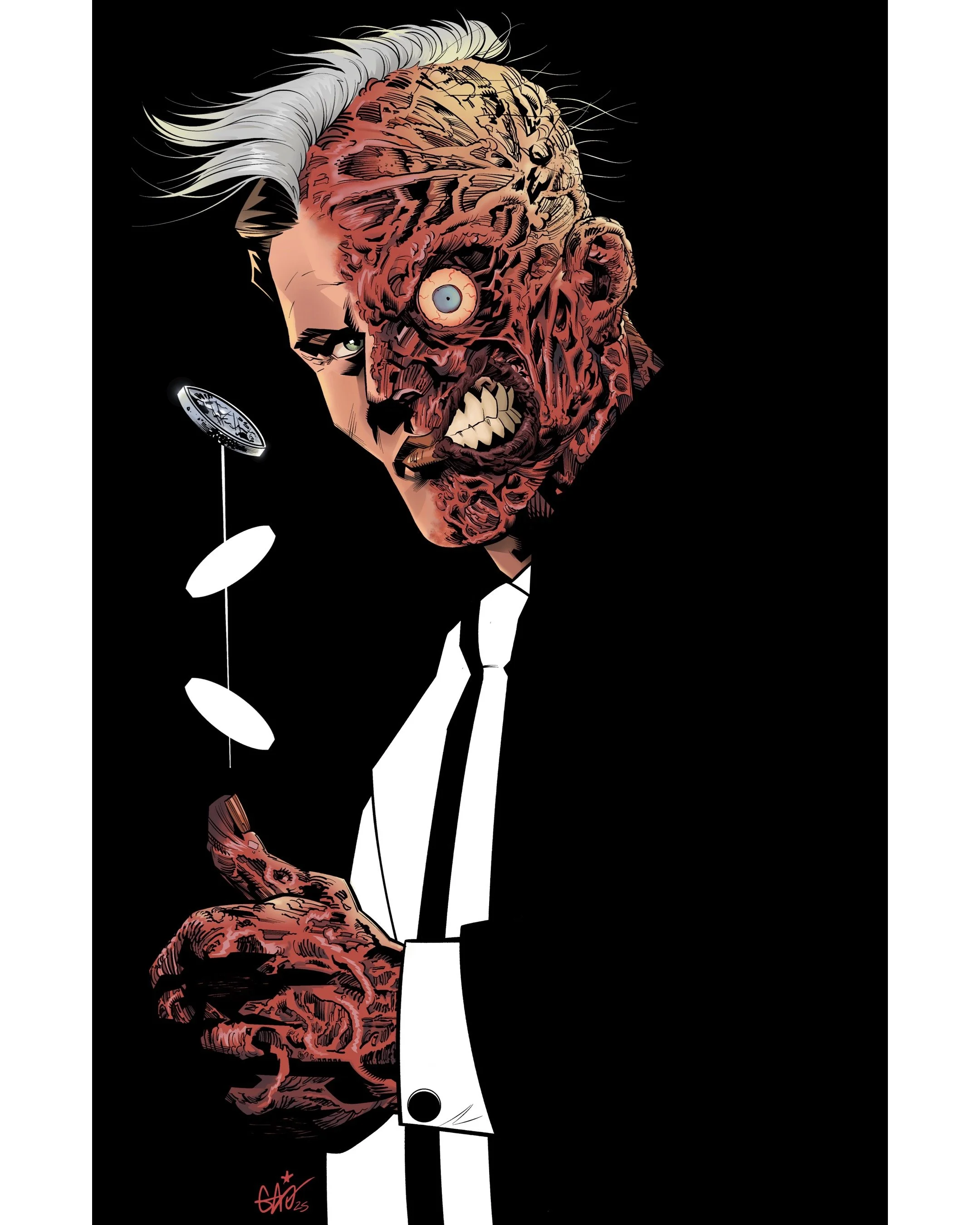 Two-Face Print (Red)