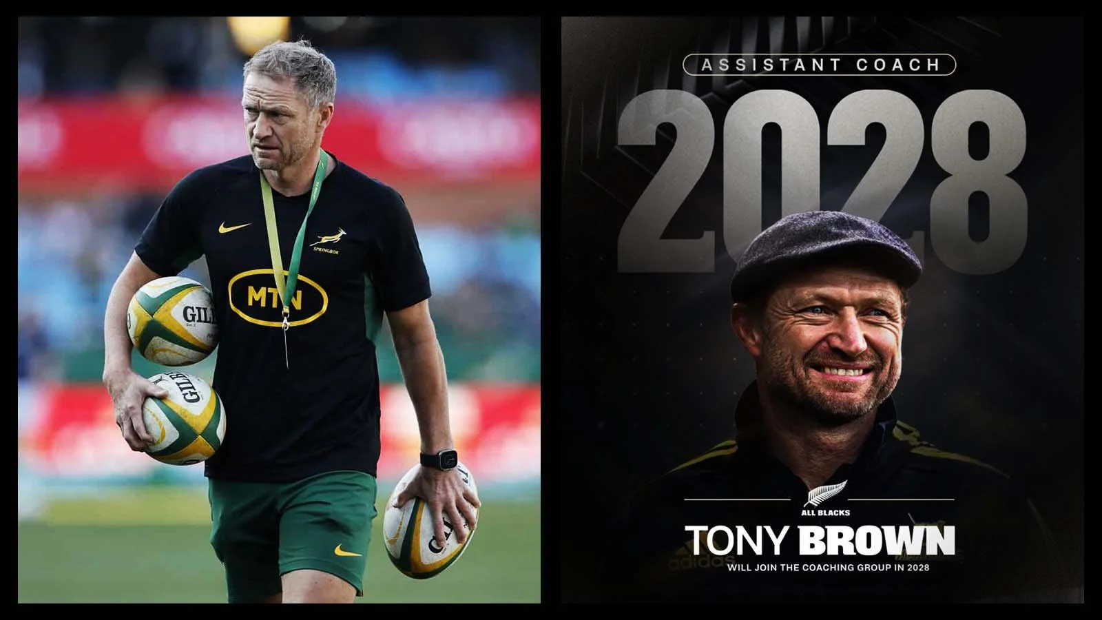 Springboks news: Tony Brown to join All Blacks coaching staff after 2027 Rugby World Cup