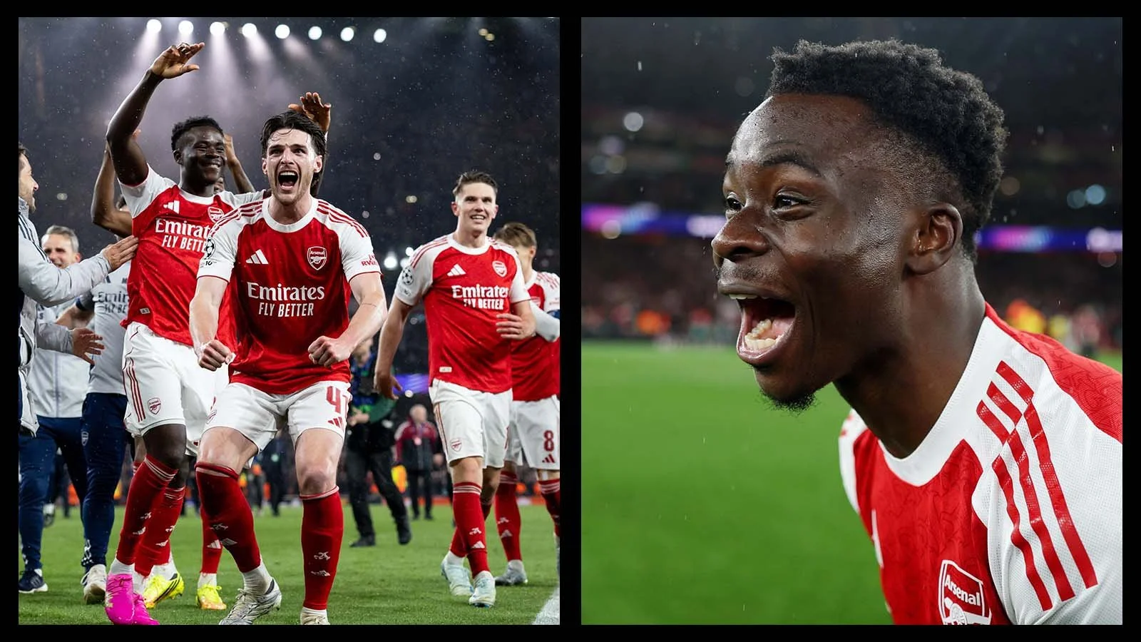 Bukayo Saka’s strike seals Arsenal’s return to Champions League final after 20-year wait